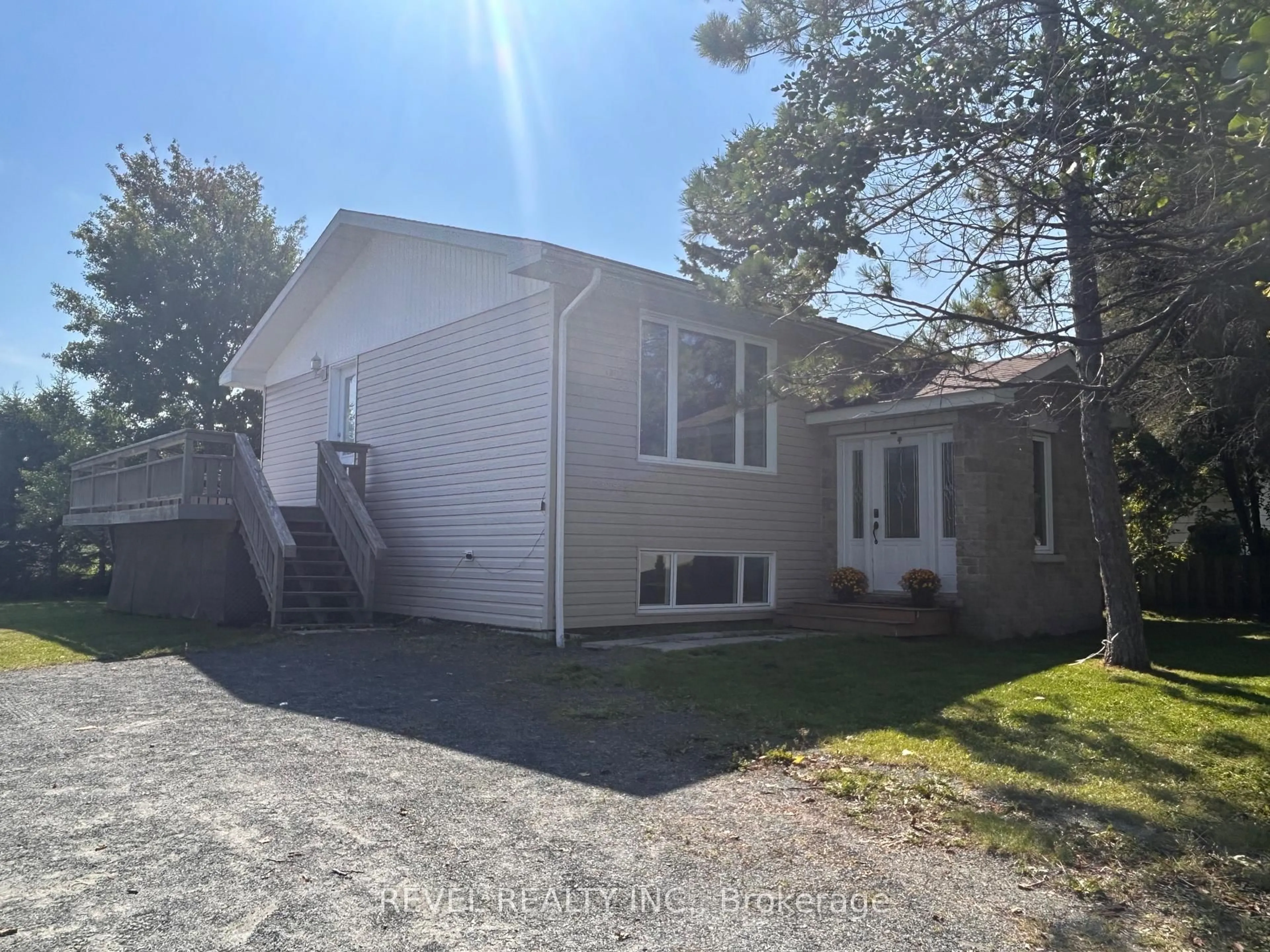 A pic from outside/outdoor area/front of a property/back of a property/a pic from drone, street for 24 Cree Rd, Cochrane Ontario P0L 1C0