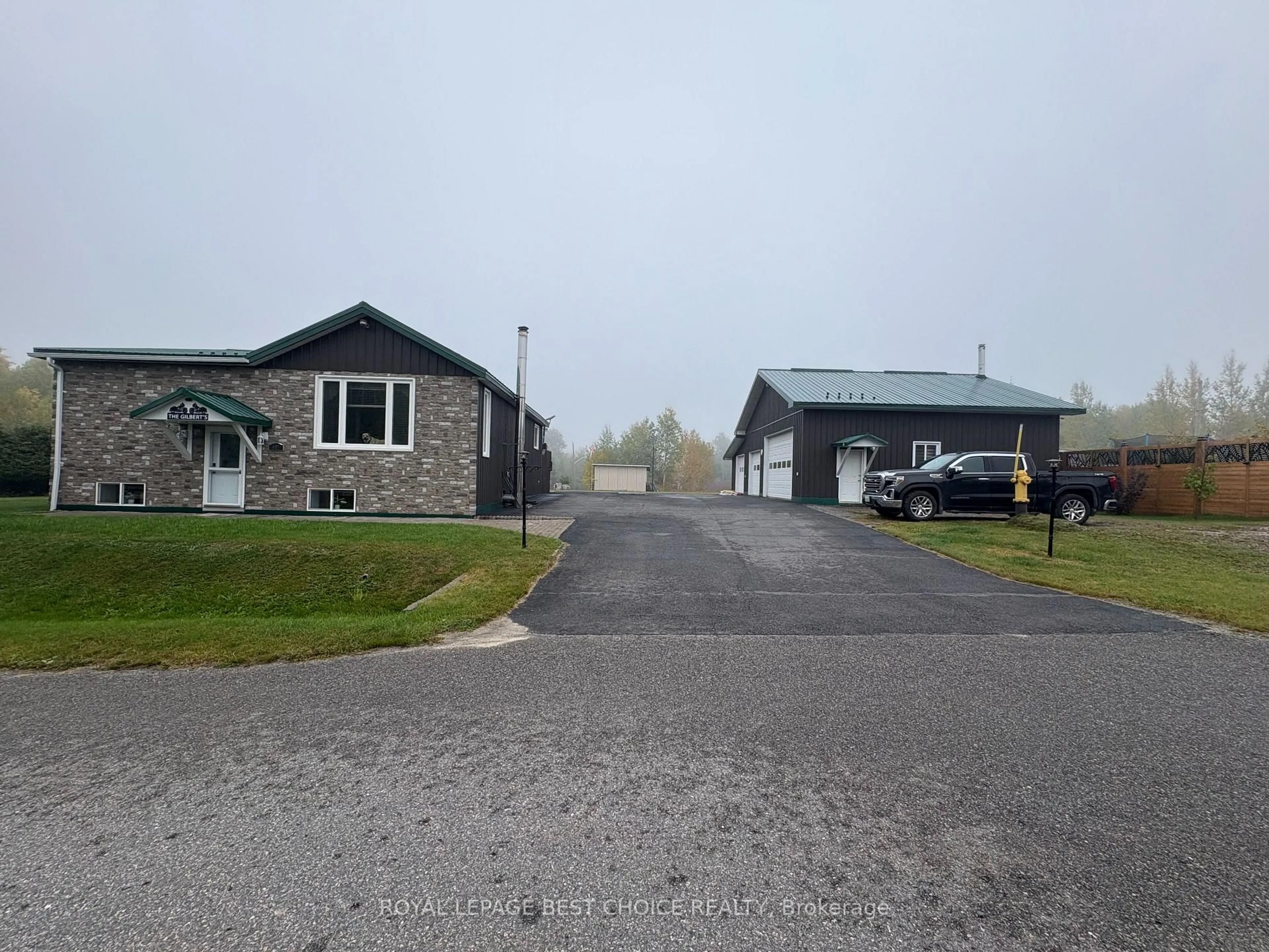 A pic from outside/outdoor area/front of a property/back of a property/a pic from drone, street for 407 Matheson St, Timiskaming Ontario P0K 1M0