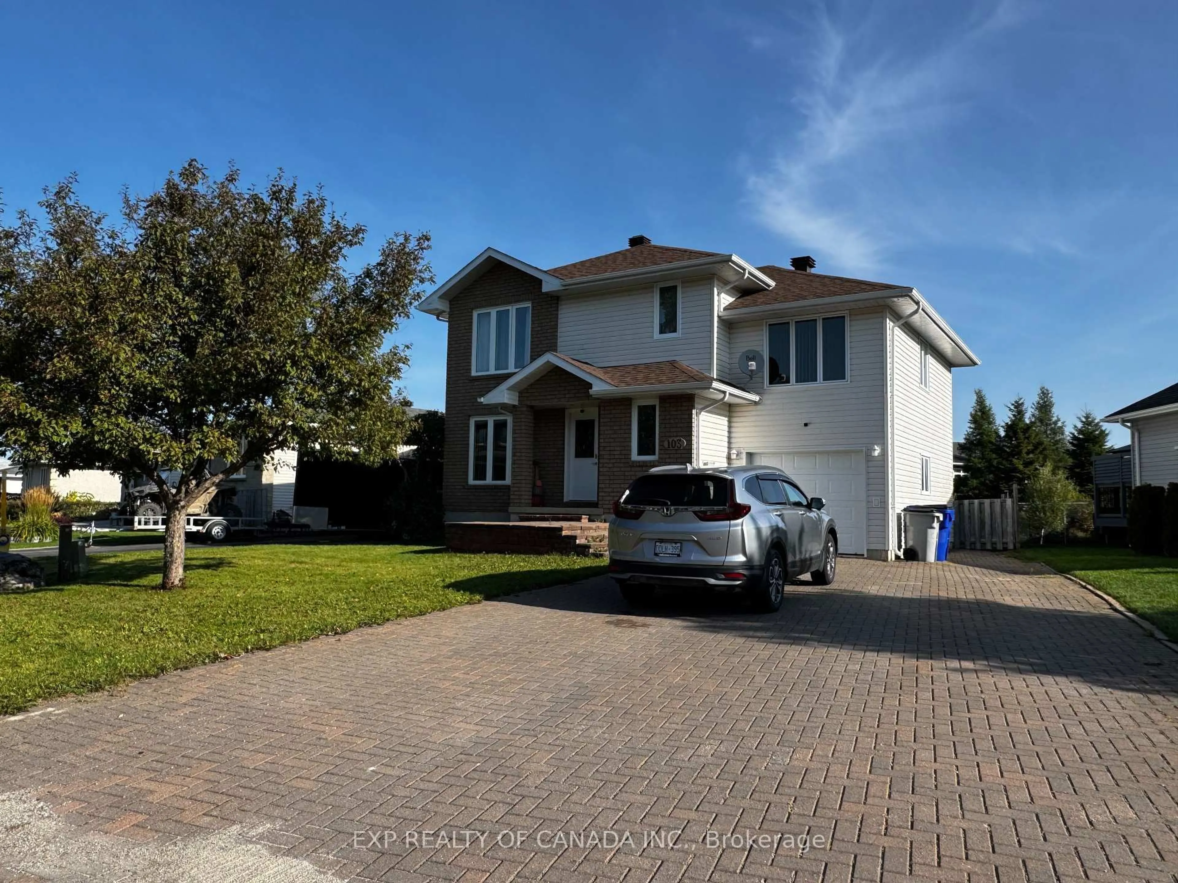 A pic from outside/outdoor area/front of a property/back of a property/a pic from drone, street for 103 Mascioli Blvd, Timmins Ontario P4P 1H5
