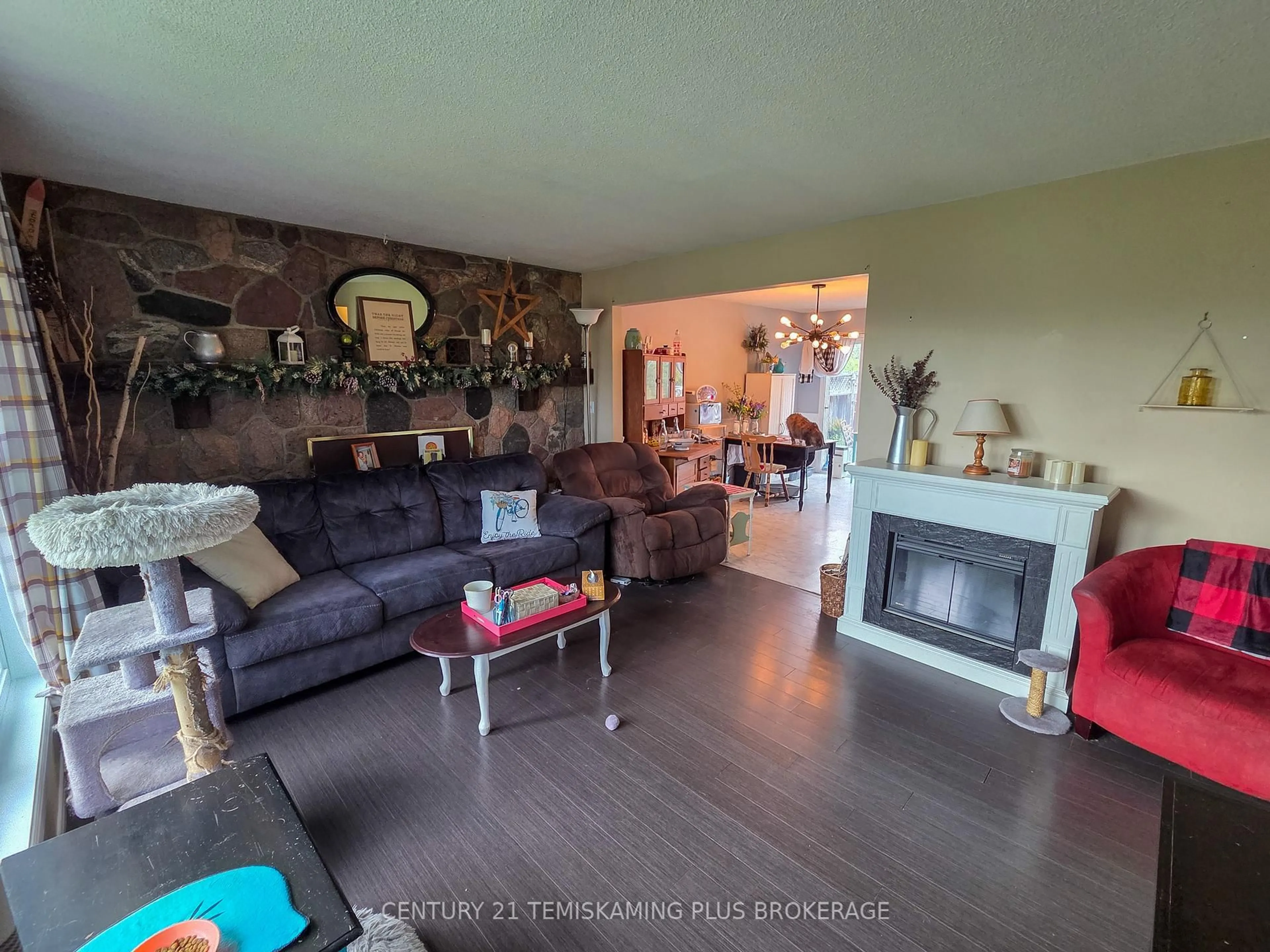 Living room with furniture, unknown for 47 Eighth Ave, Englehart Ontario P0J 1H0