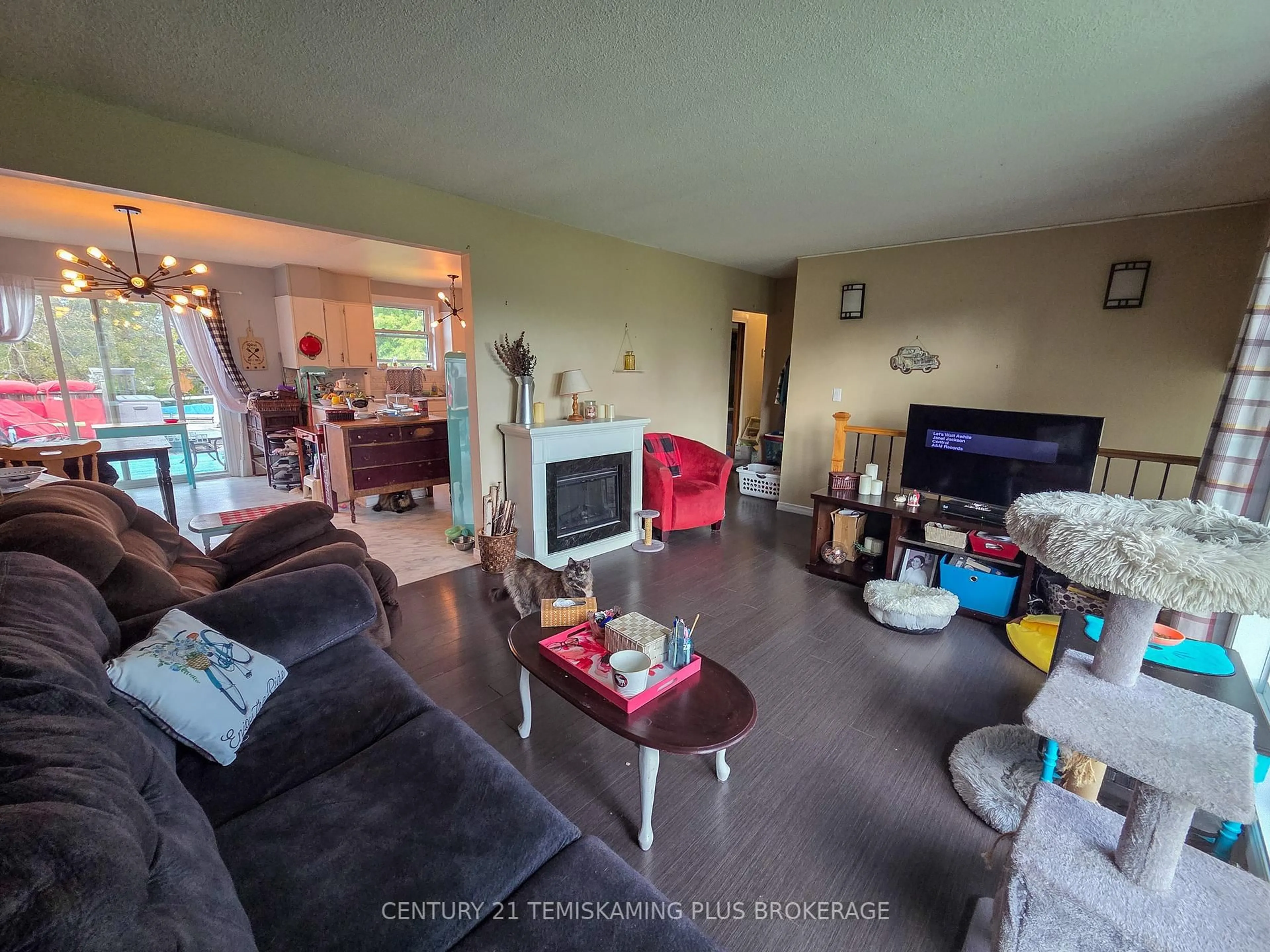 Living room with furniture, unknown for 47 Eighth Ave, Englehart Ontario P0J 1H0
