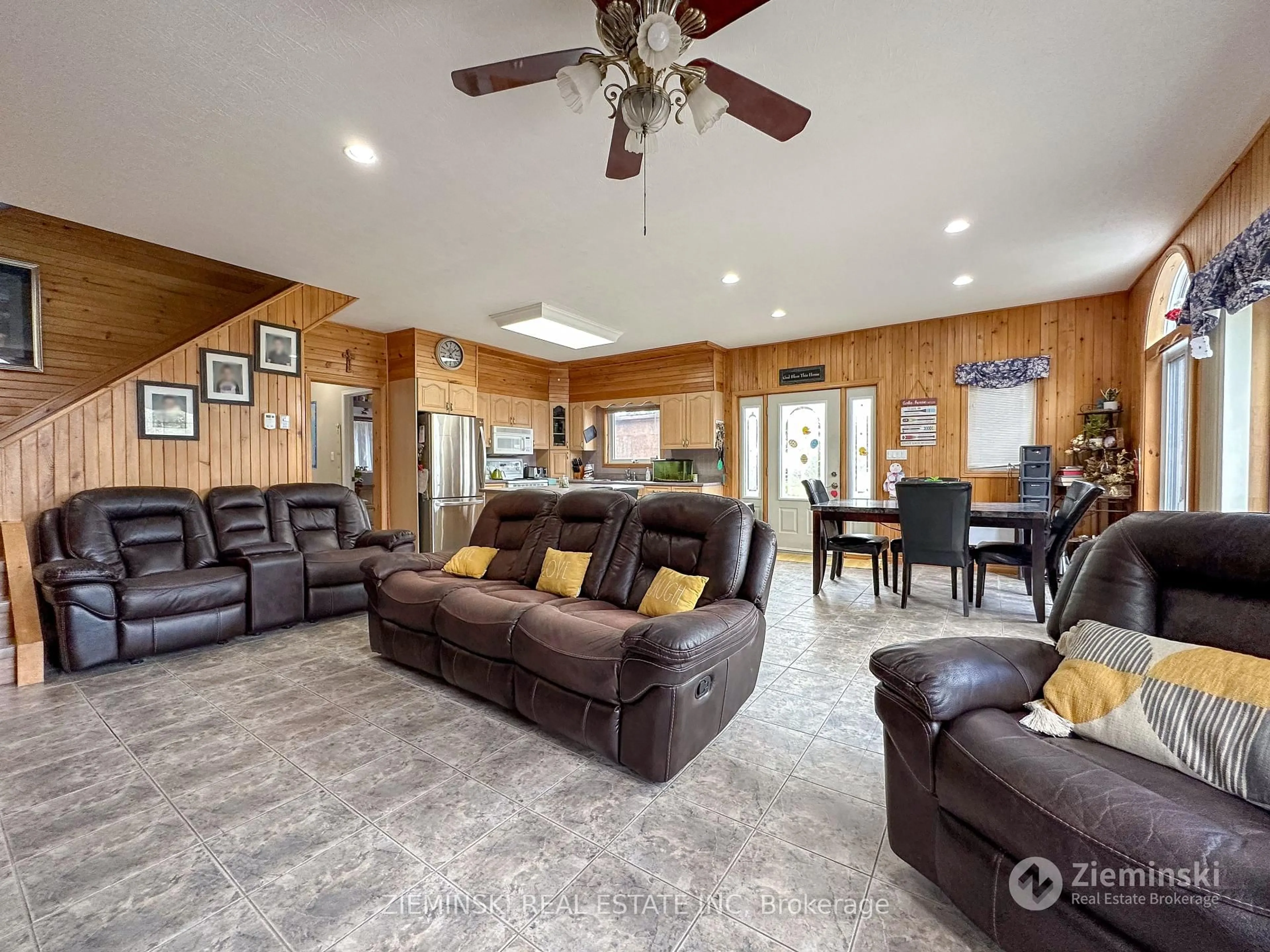 Living room with furniture, unknown for 167 & 169 Nellie Lake Rd, Cochrane Ontario P0K 1G0