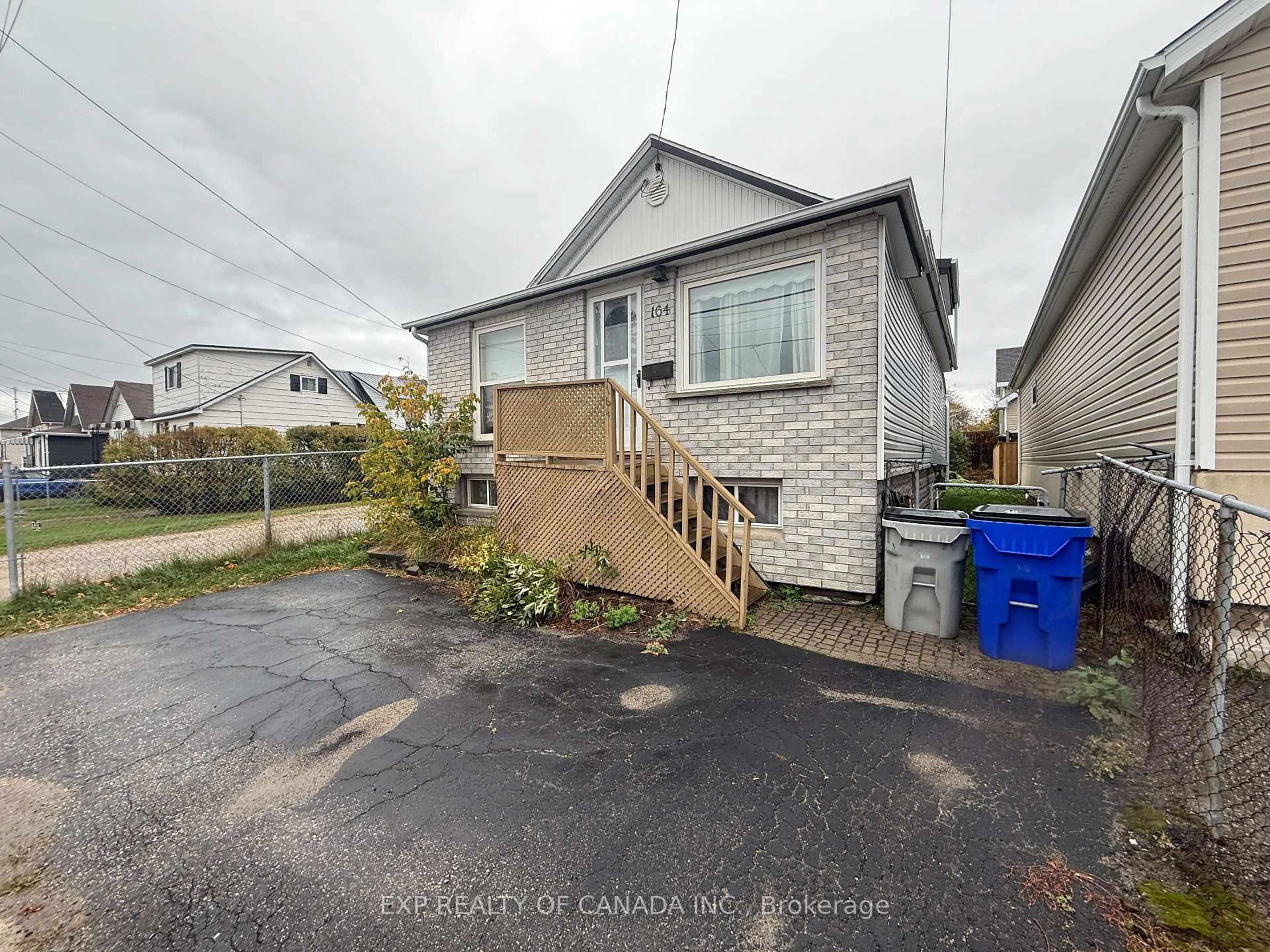 A pic from outside/outdoor area/front of a property/back of a property/a pic from drone, street for 164 Birch St, Timmins Ontario P4N 6E2