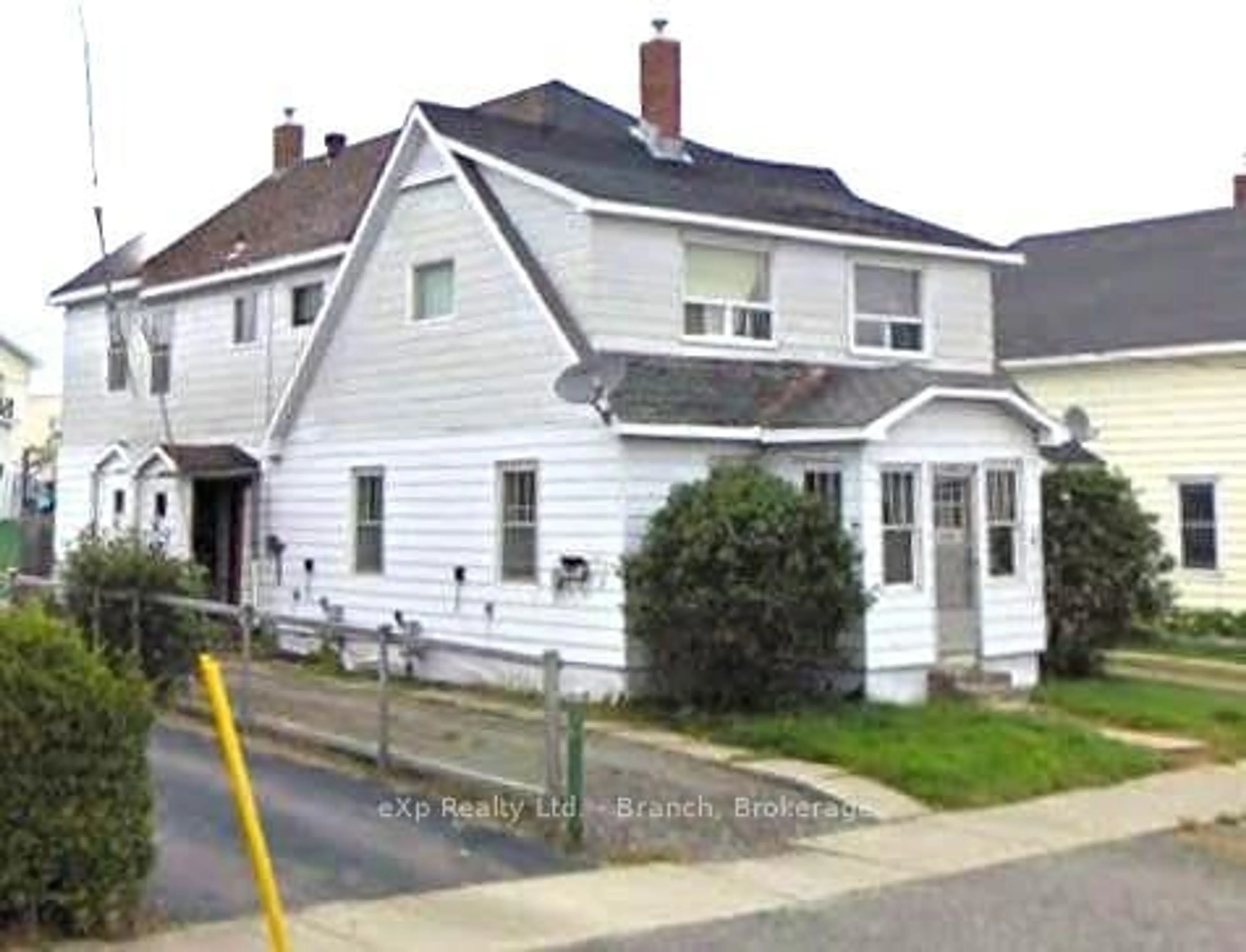 Home with vinyl exterior material, street for 51 Hudson Bay Ave, Kirkland Lake Ontario P2N 2J1
