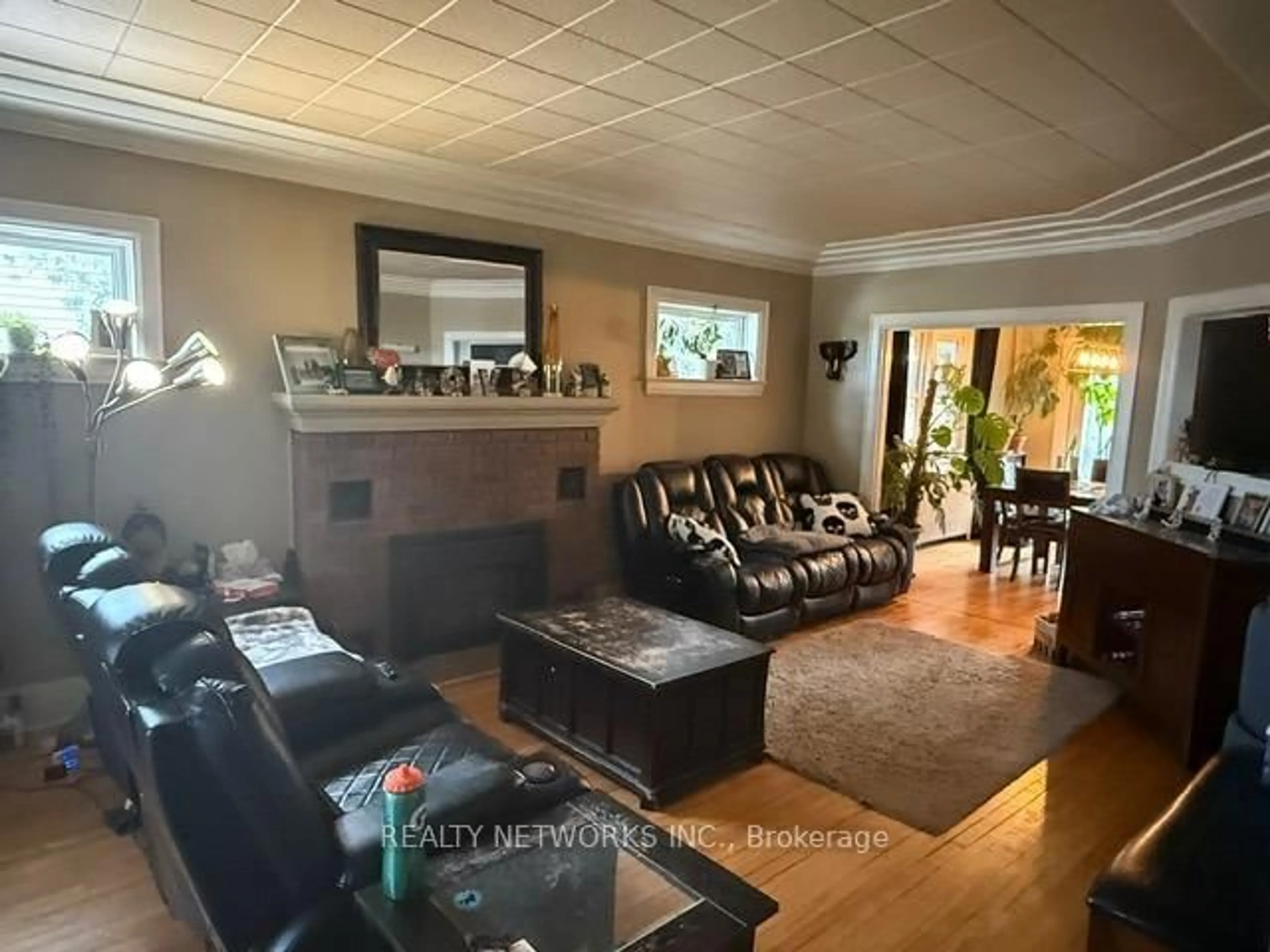 Living room with furniture, unknown for 403 James Ave, Timmins Ontario P4N 5T1