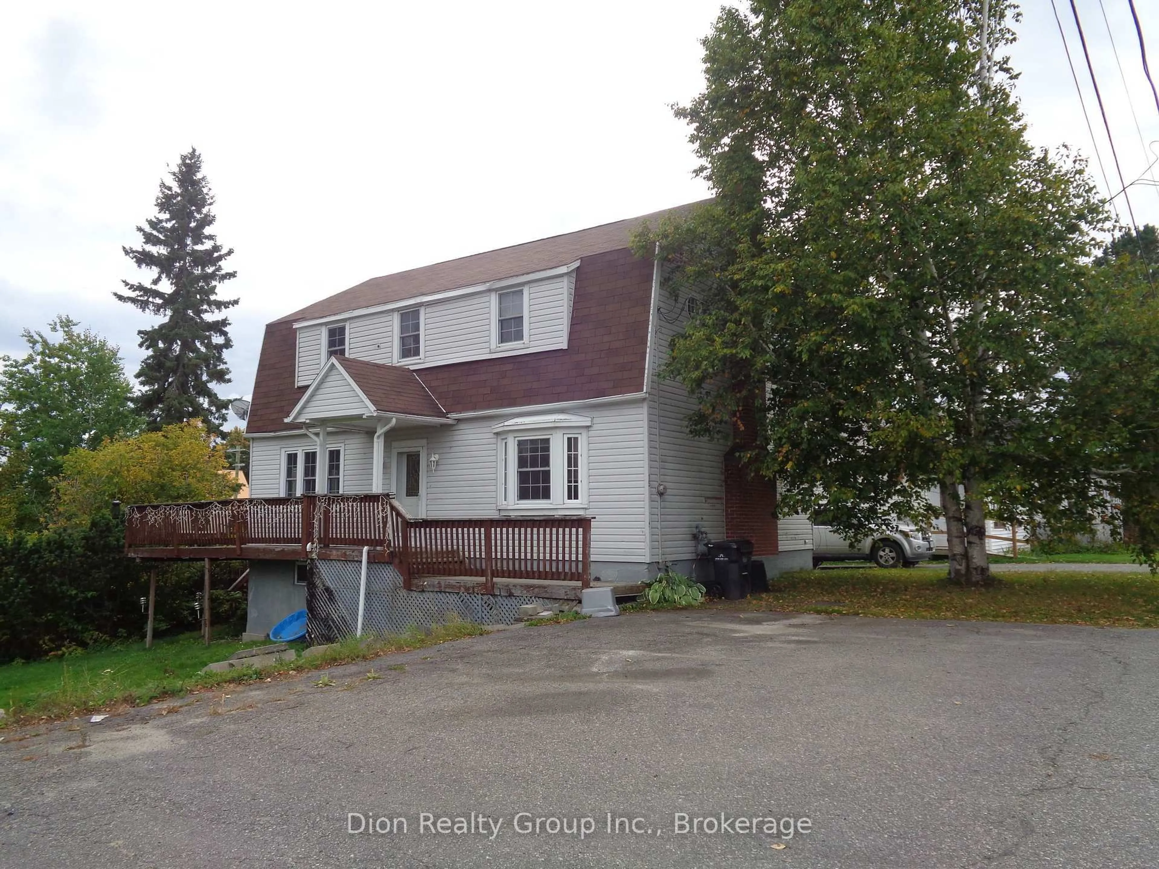 A pic from outside/outdoor area/front of a property/back of a property/a pic from drone, street for 15-19 Grenfell Ave, Kirkland Lake Ontario P0K 1T0