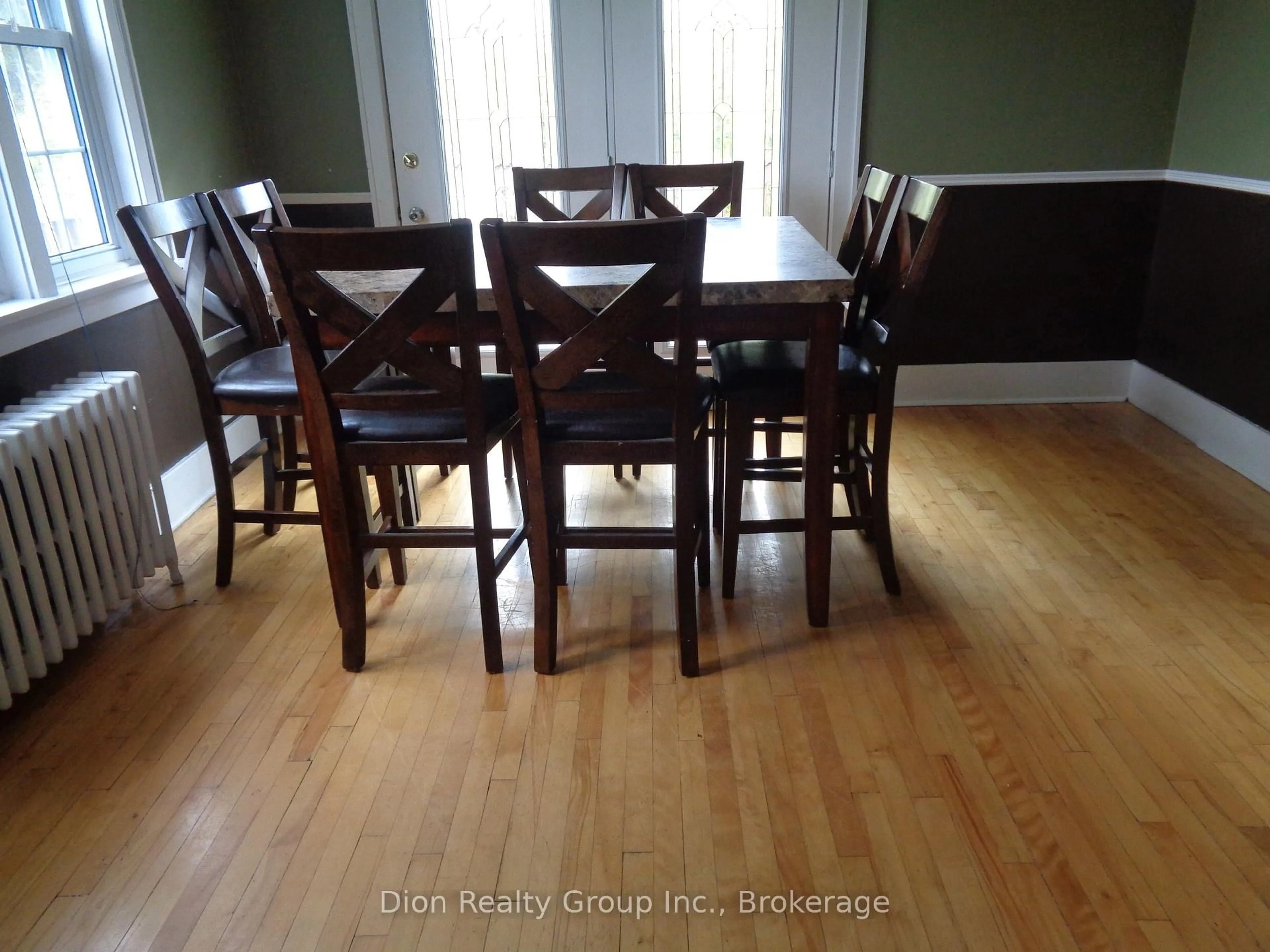 Dining room, wood/laminate floor for 15-19 Grenfell Ave, Kirkland Lake Ontario P0K 1T0