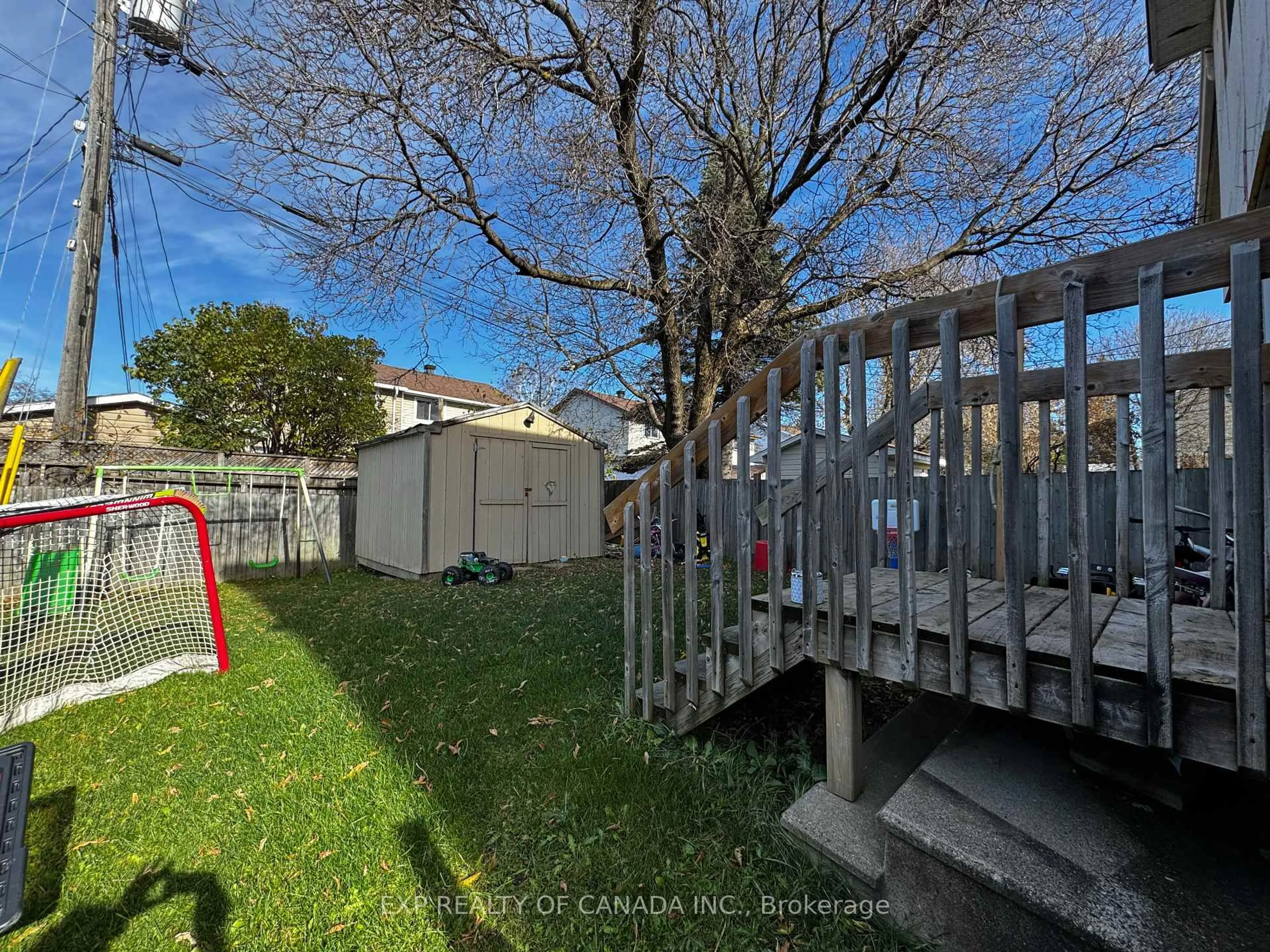 A pic from outside/outdoor area/front of a property/back of a property/a pic from drone, street for 424 Louise Ave, Timmins Ontario P4N 7Y6