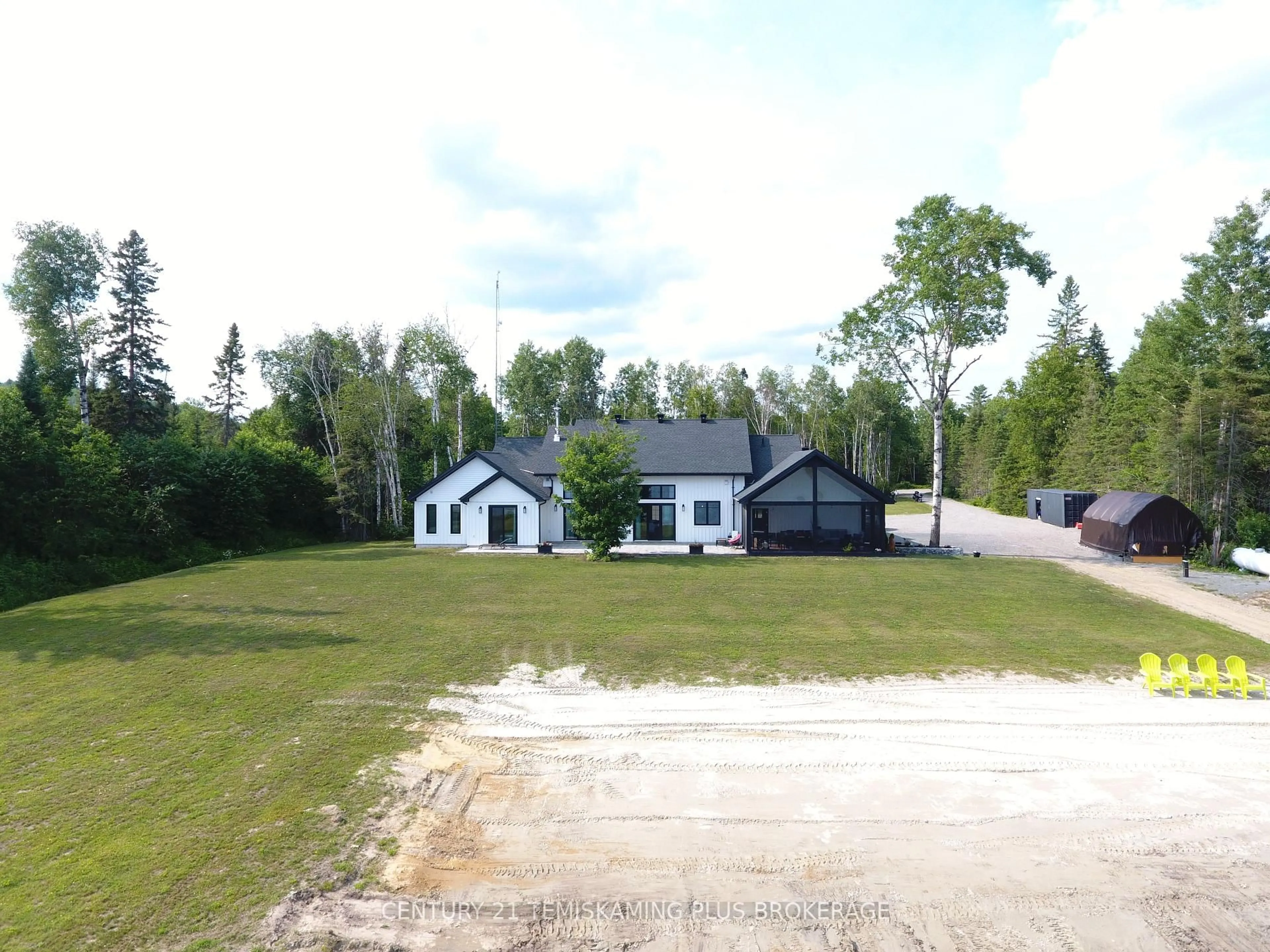 A pic from outside/outdoor area/front of a property/back of a property/a pic from drone, unknown for 8178 Pike Lake Rd, Hudson Ontario P0J 1P0