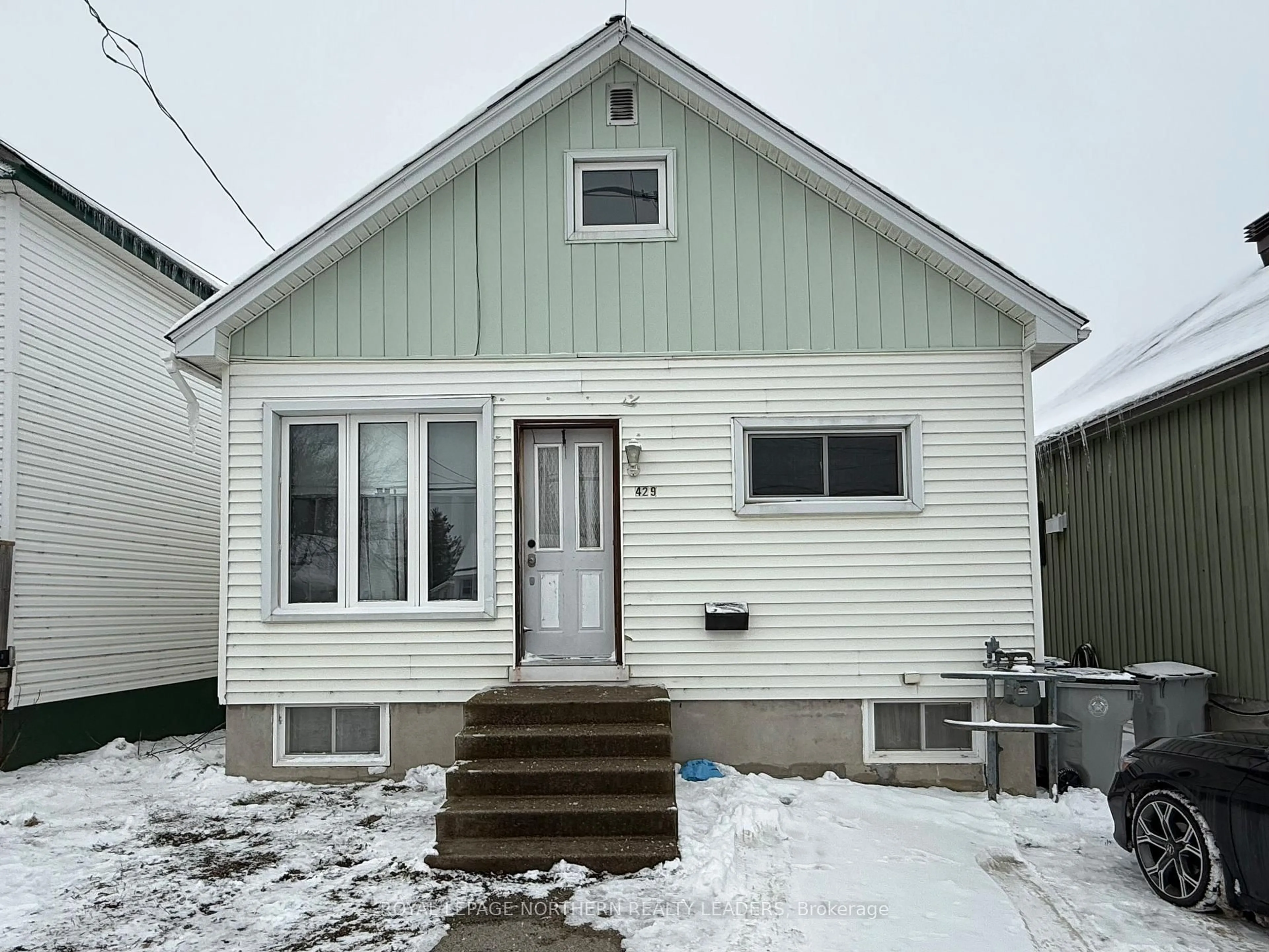 Home with vinyl exterior material, street for 429 Maclean Dr, Timmins Ontario P4N 4W7