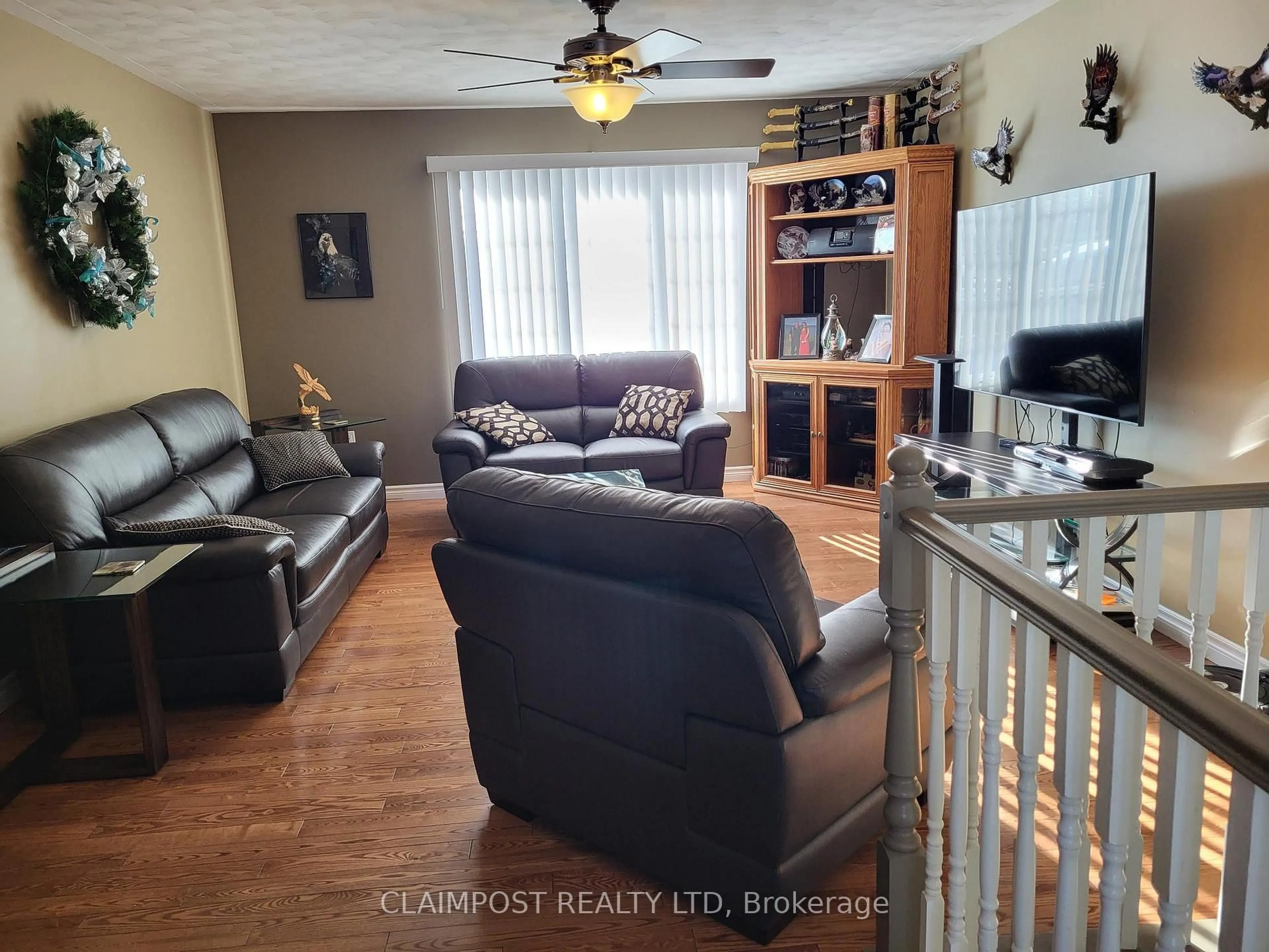Living room with furniture, unknown for 168 Moneta Ave, Timmins Ontario P4N 8L6