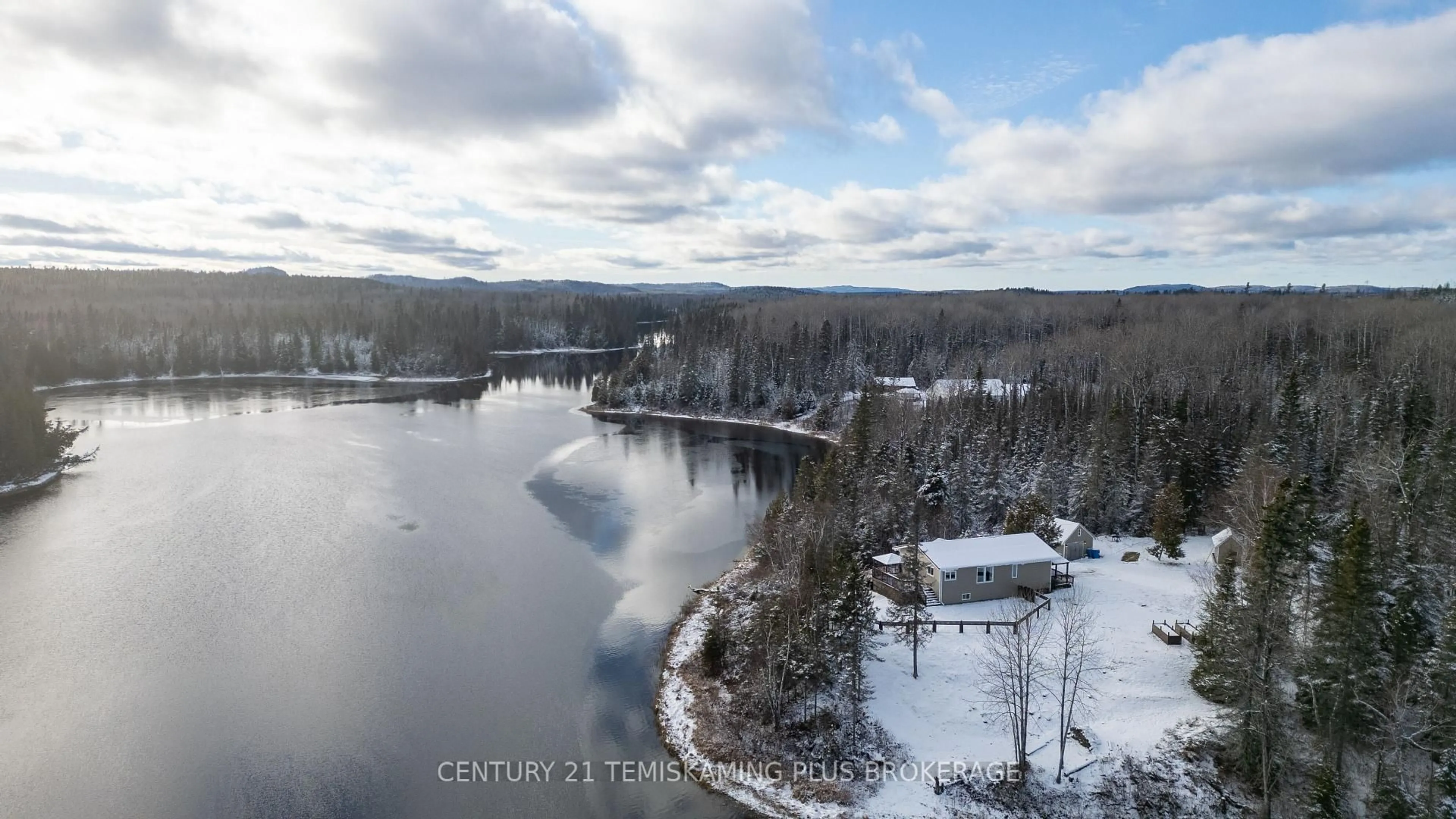 A pic from outside/outdoor area/front of a property/back of a property/a pic from drone, water/lake/river/ocean view for 989158 MOUNTAIN CHUTES Rd, Timiskaming Ontario P0J 0B2