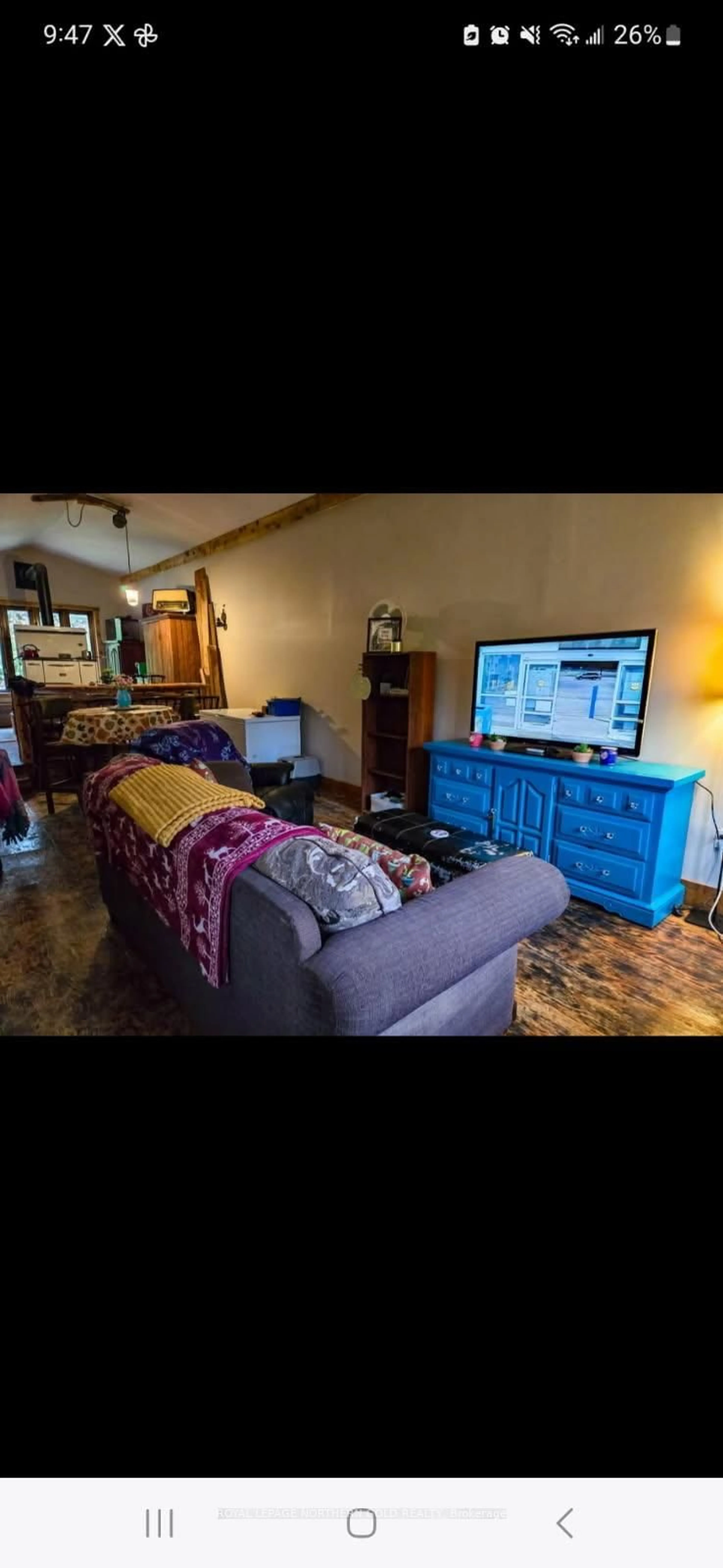 Living room with furniture, unknown for 1 Davey Lowe Rd, Kirkland Lake Ontario P0K 1L0