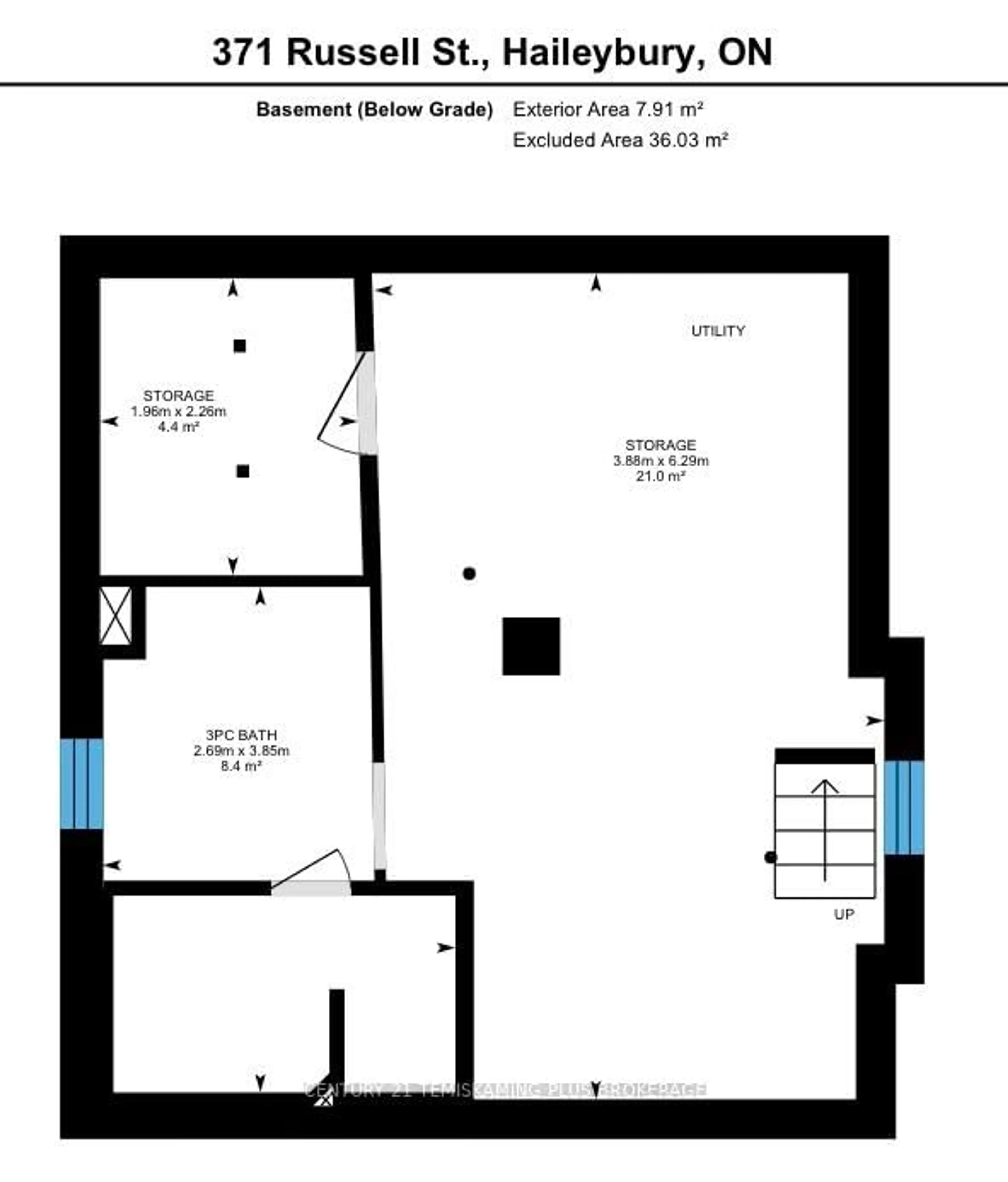 Floor plan for 371 Russell St, Temiskaming Shores Ontario P0J 1K0