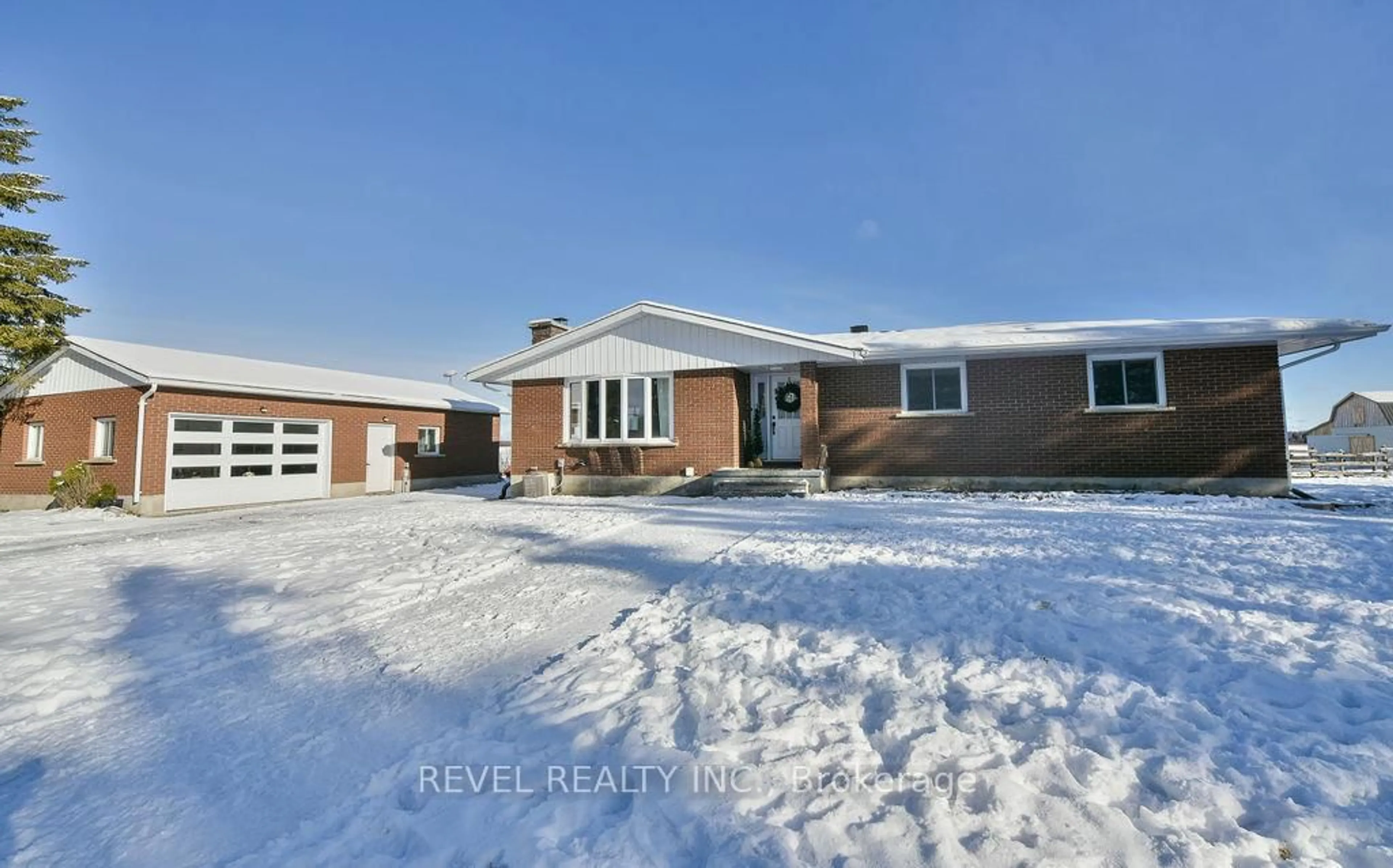 Home with brick exterior material, street for 2104 Jaguar Dr, Timmins Ontario P4N 7C3