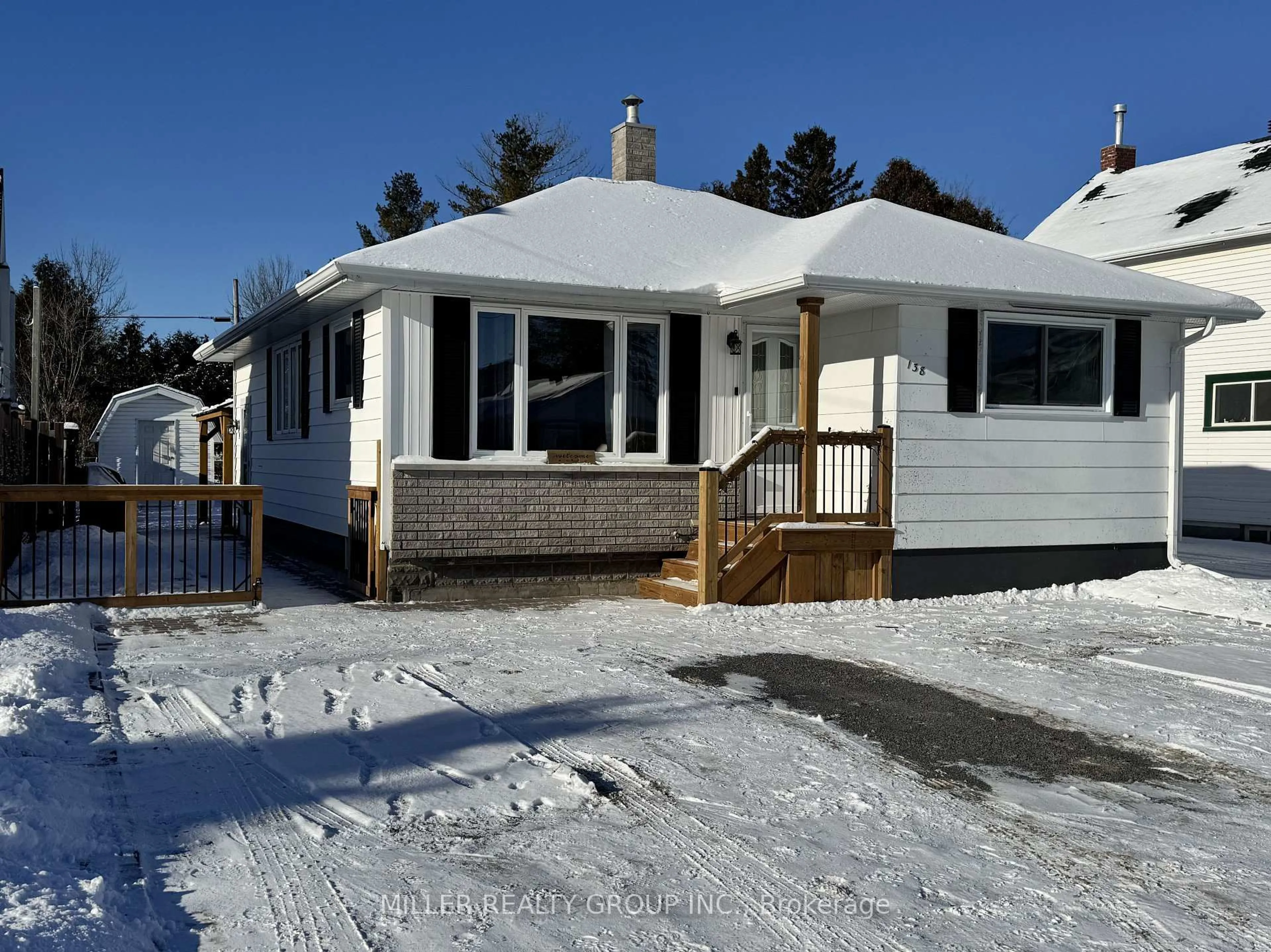 Home with vinyl exterior material, street for 138 Rebecca St, Temiskaming Shores Ontario P0J 1P0