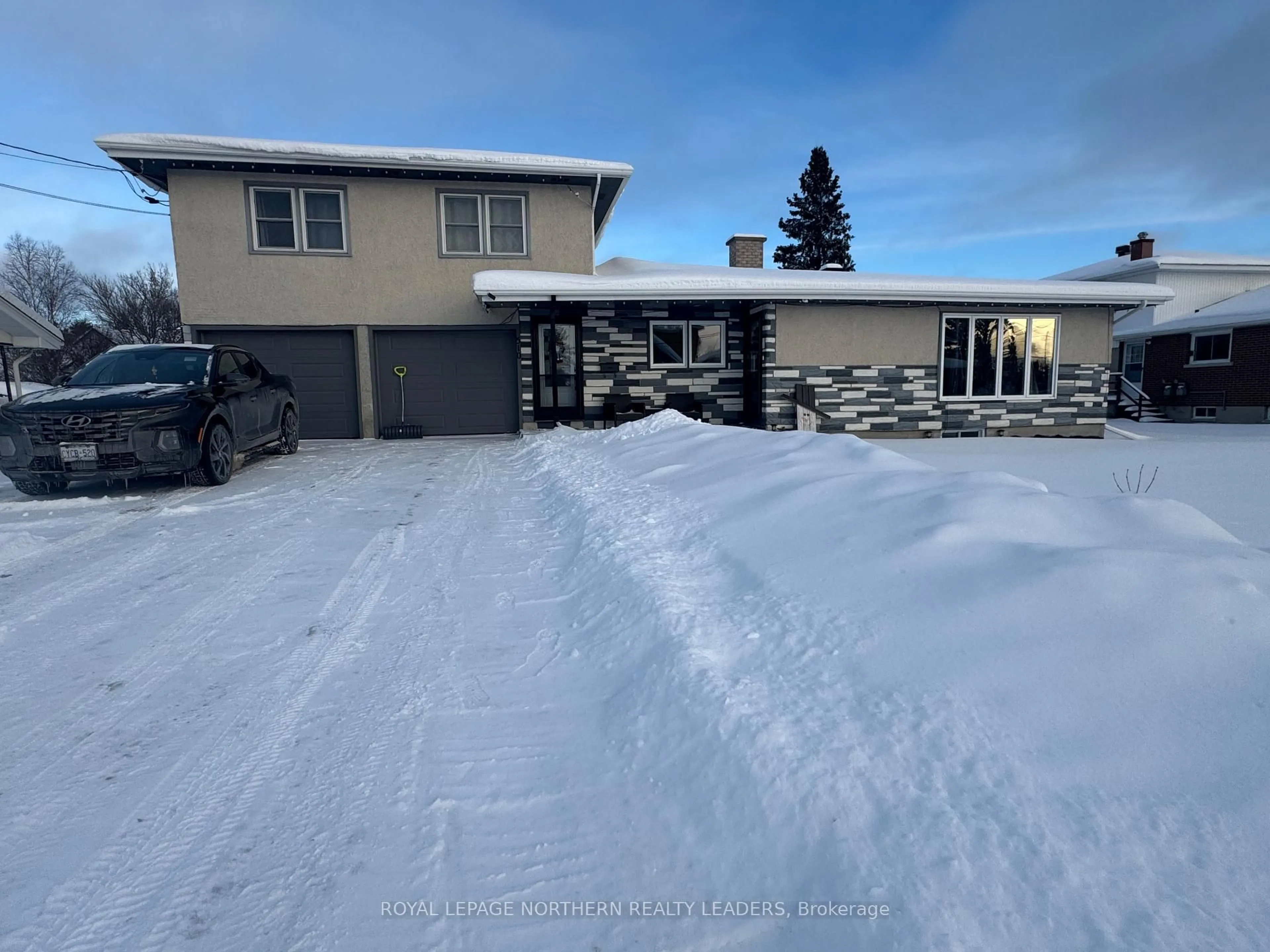 A pic from outside/outdoor area/front of a property/back of a property/a pic from drone, unknown for 510 Balsam St, Timmins Ontario P4N 2G1