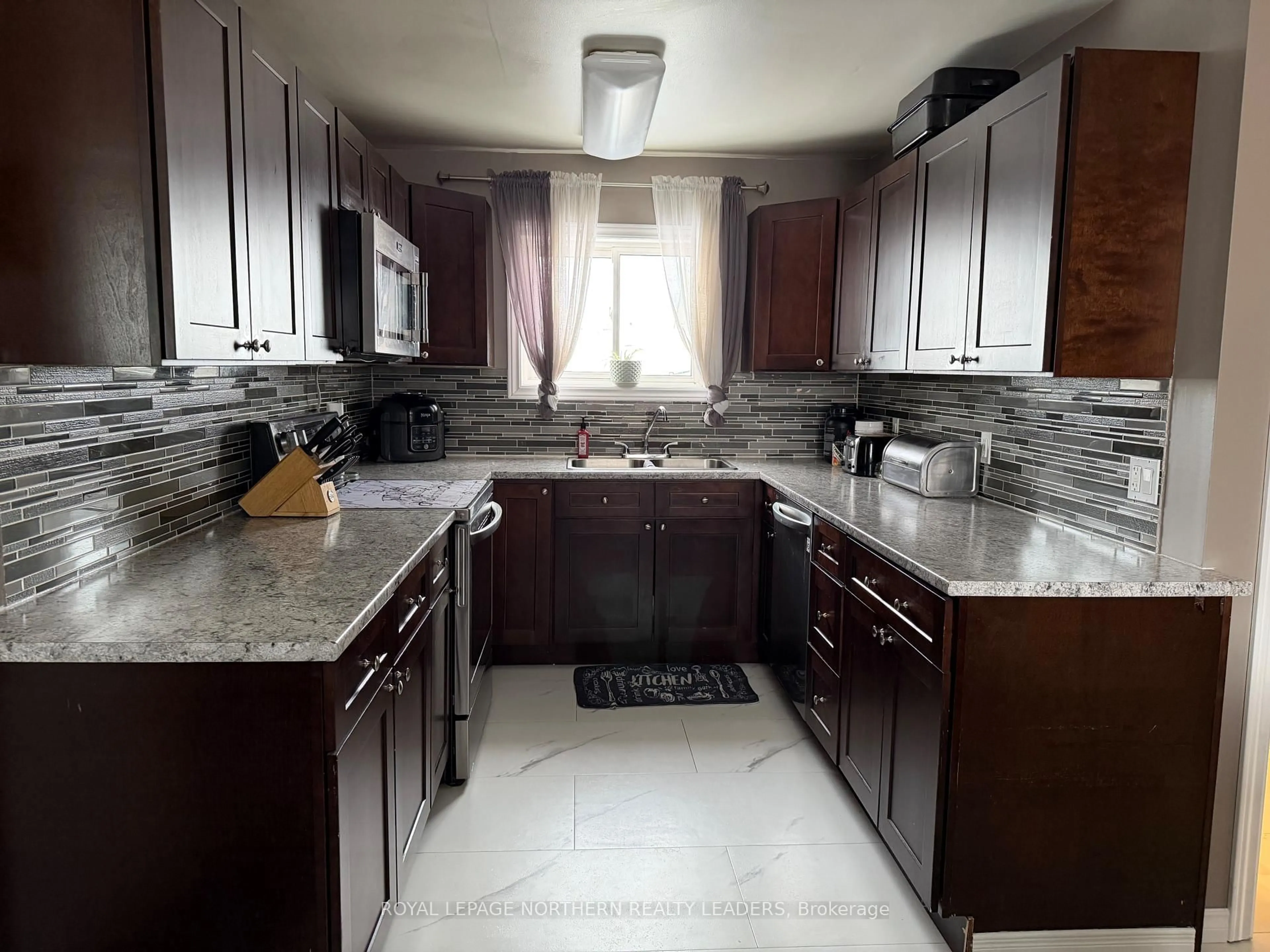 Standard kitchen, ceramic/tile floor for 60 Wende Ave, Timmins Ontario P4N 3E2