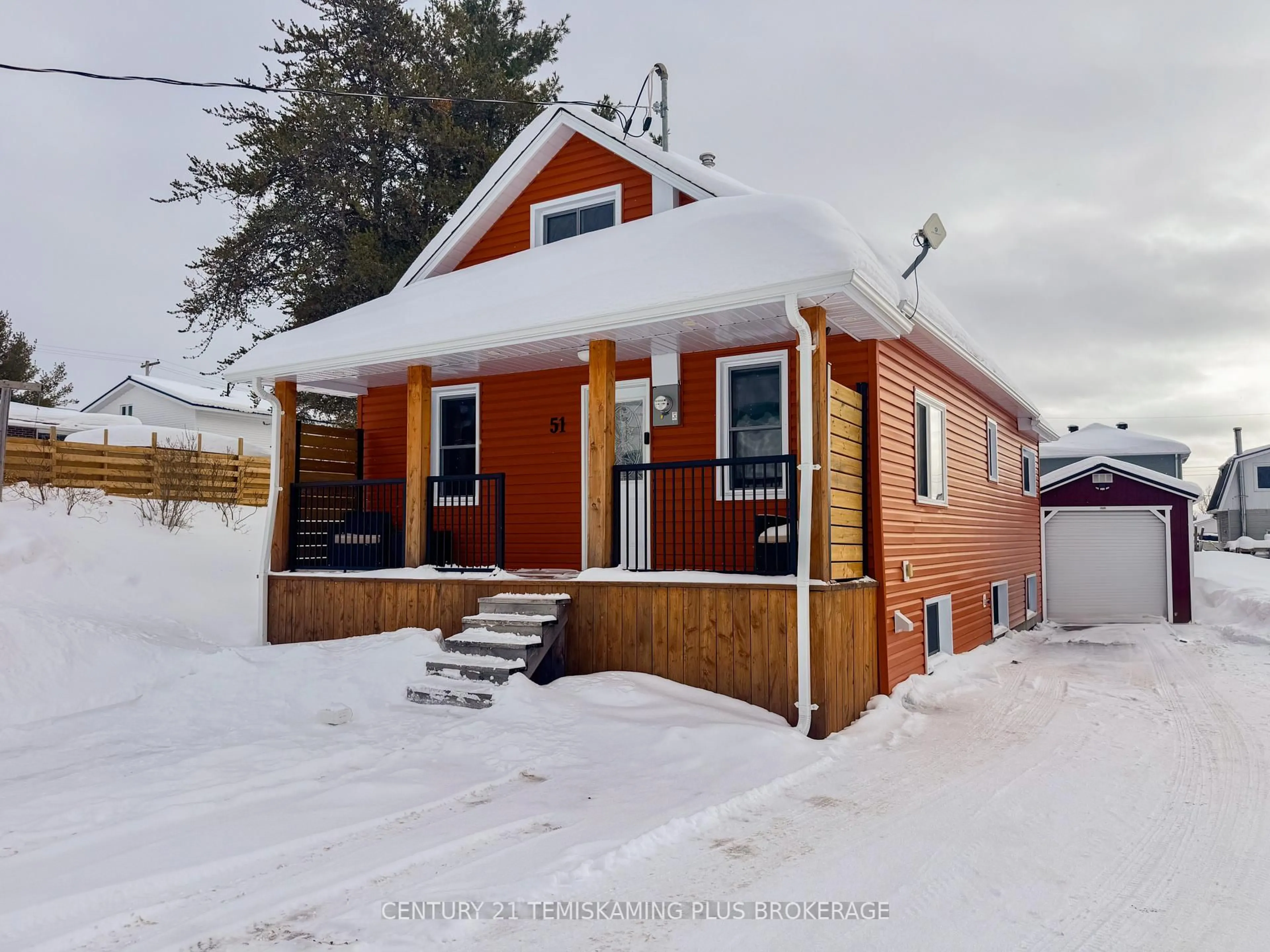 Home with brick exterior material, street for 51 Fifth Ave, Kirkland Lake Ontario P0K 1L0