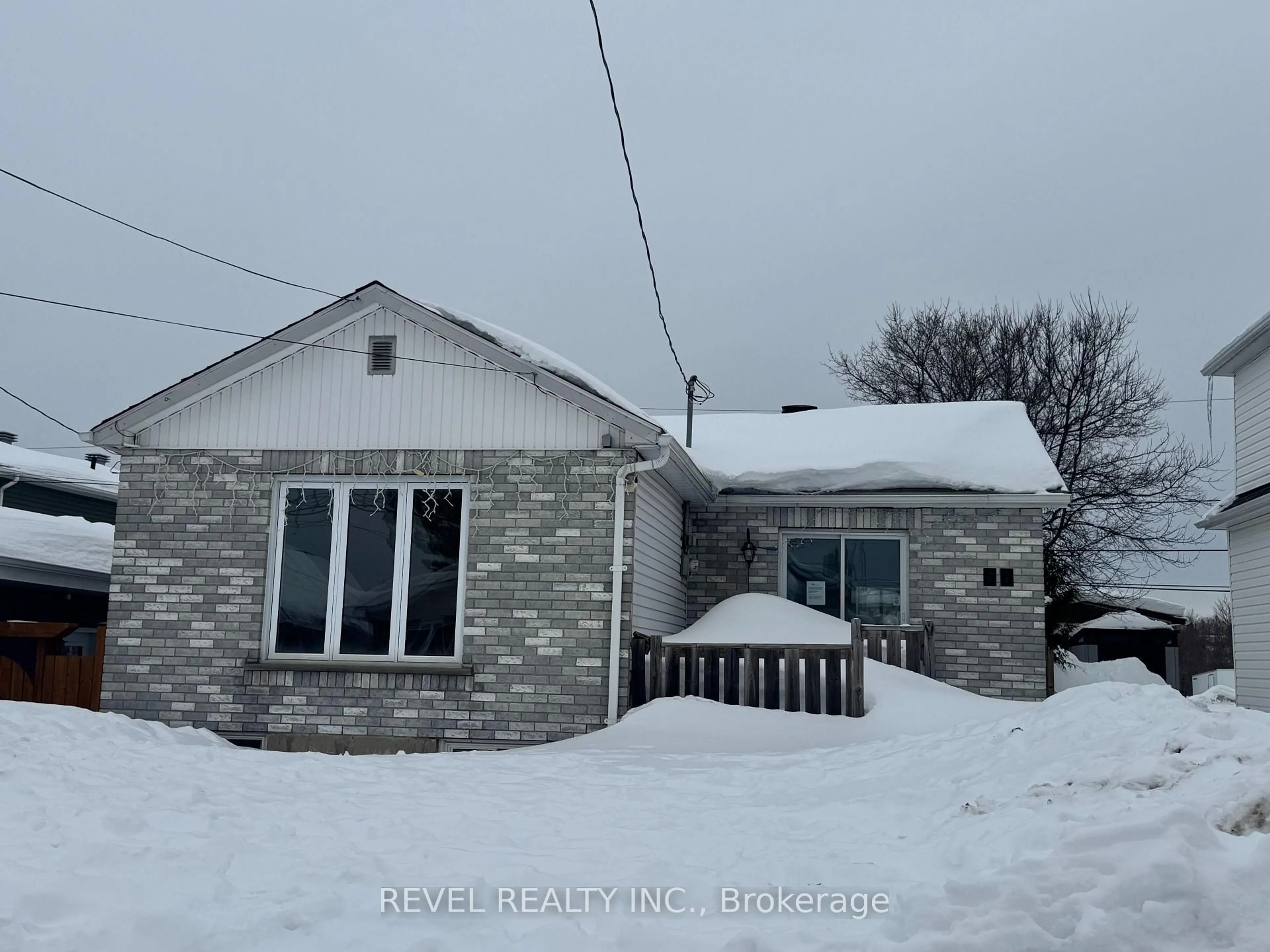 A pic from outside/outdoor area/front of a property/back of a property/a pic from drone, street for 56 Carlin Ave, Timmins Ontario P4N 4K7