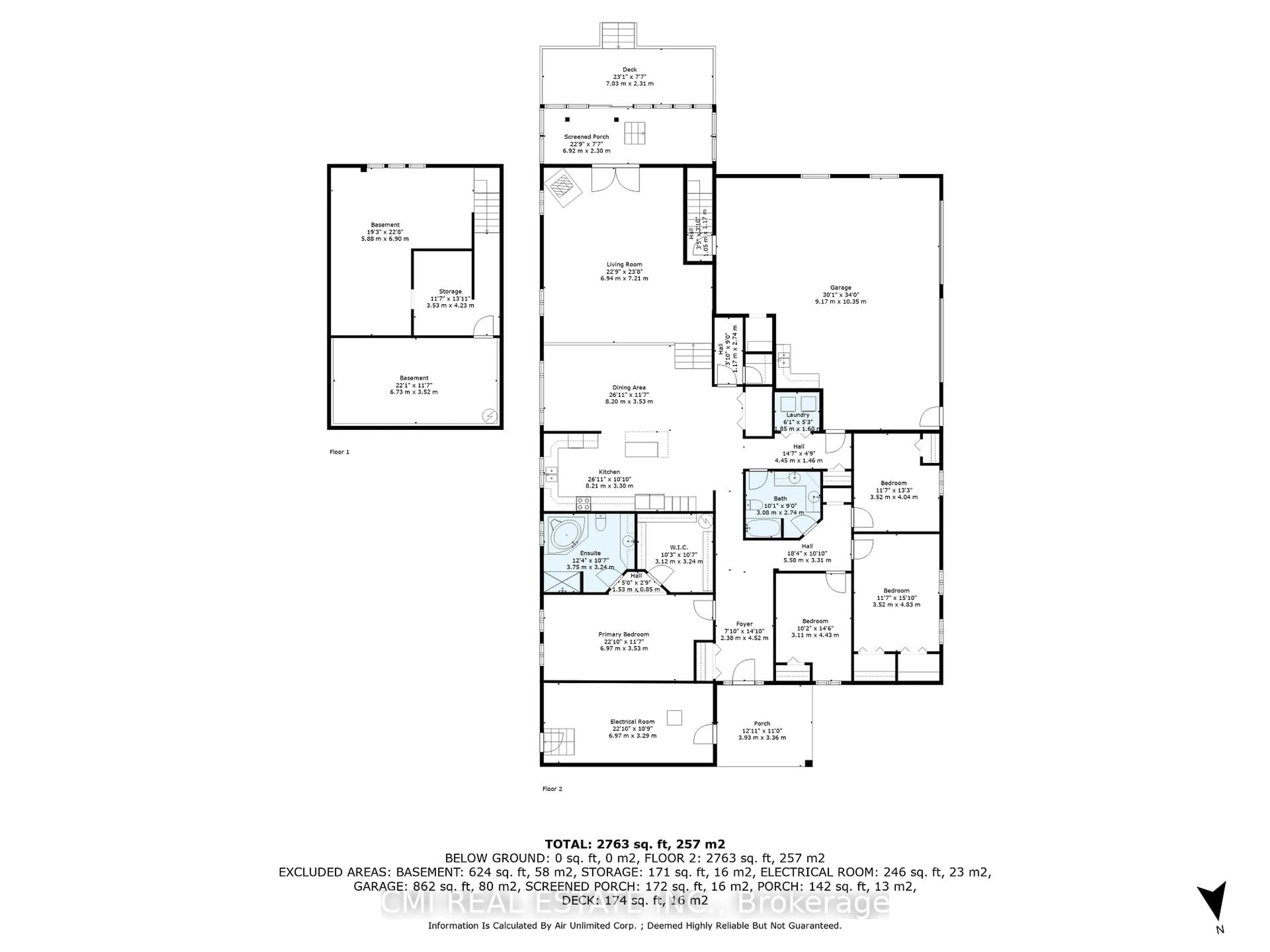 Floor plan for 1632 Conc 2 & 3 Rd, Cochrane Ontario P0L 1C0