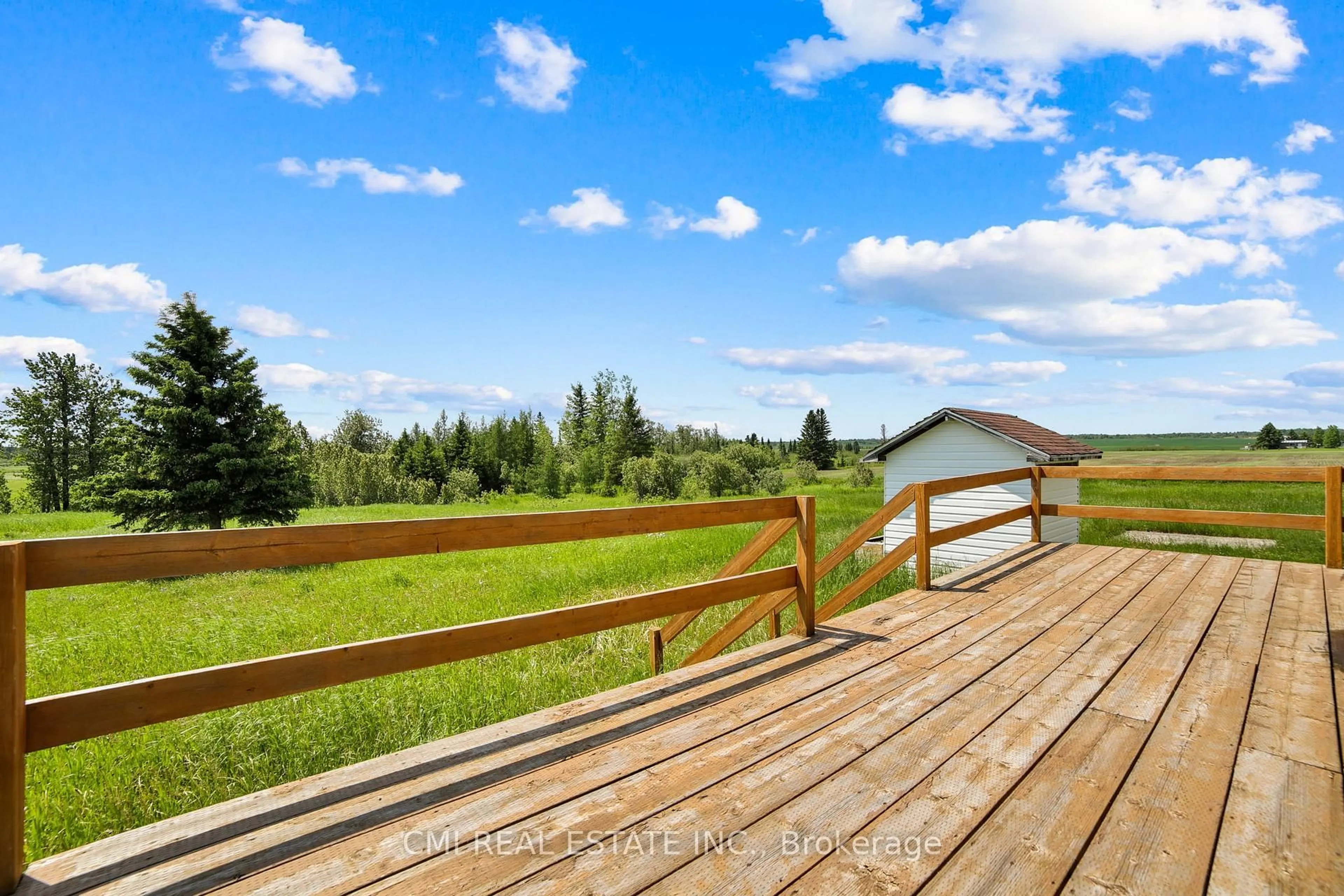 A pic from outside/outdoor area/front of a property/back of a property/a pic from drone, water/lake/river/ocean view for 1632 Conc 2 & 3 Rd, Cochrane Ontario P0L 1C0