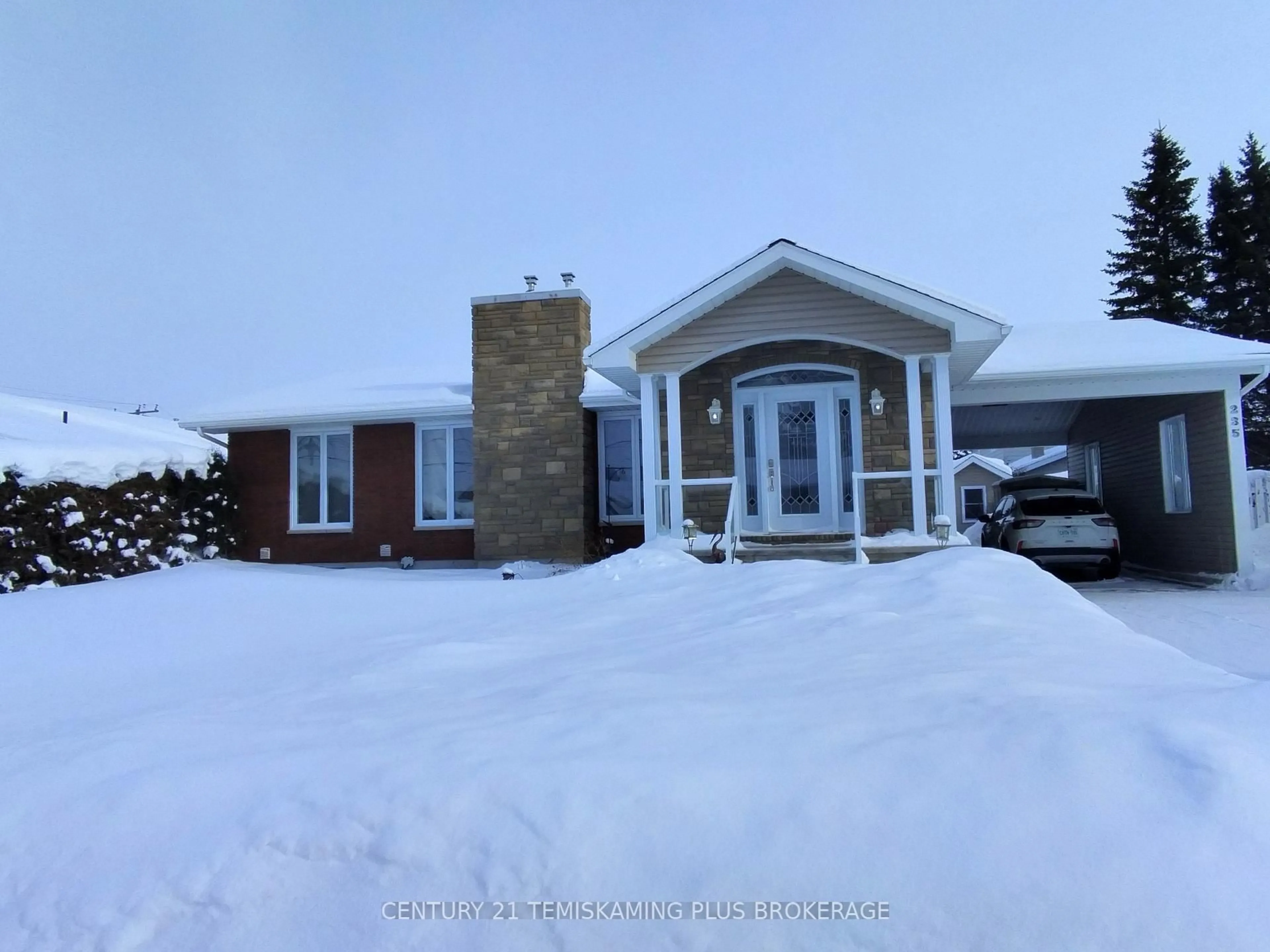 A pic from outside/outdoor area/front of a property/back of a property/a pic from drone, street for 235 Mc Kelvie St, Temiskaming Shores Ontario P0J 1P0