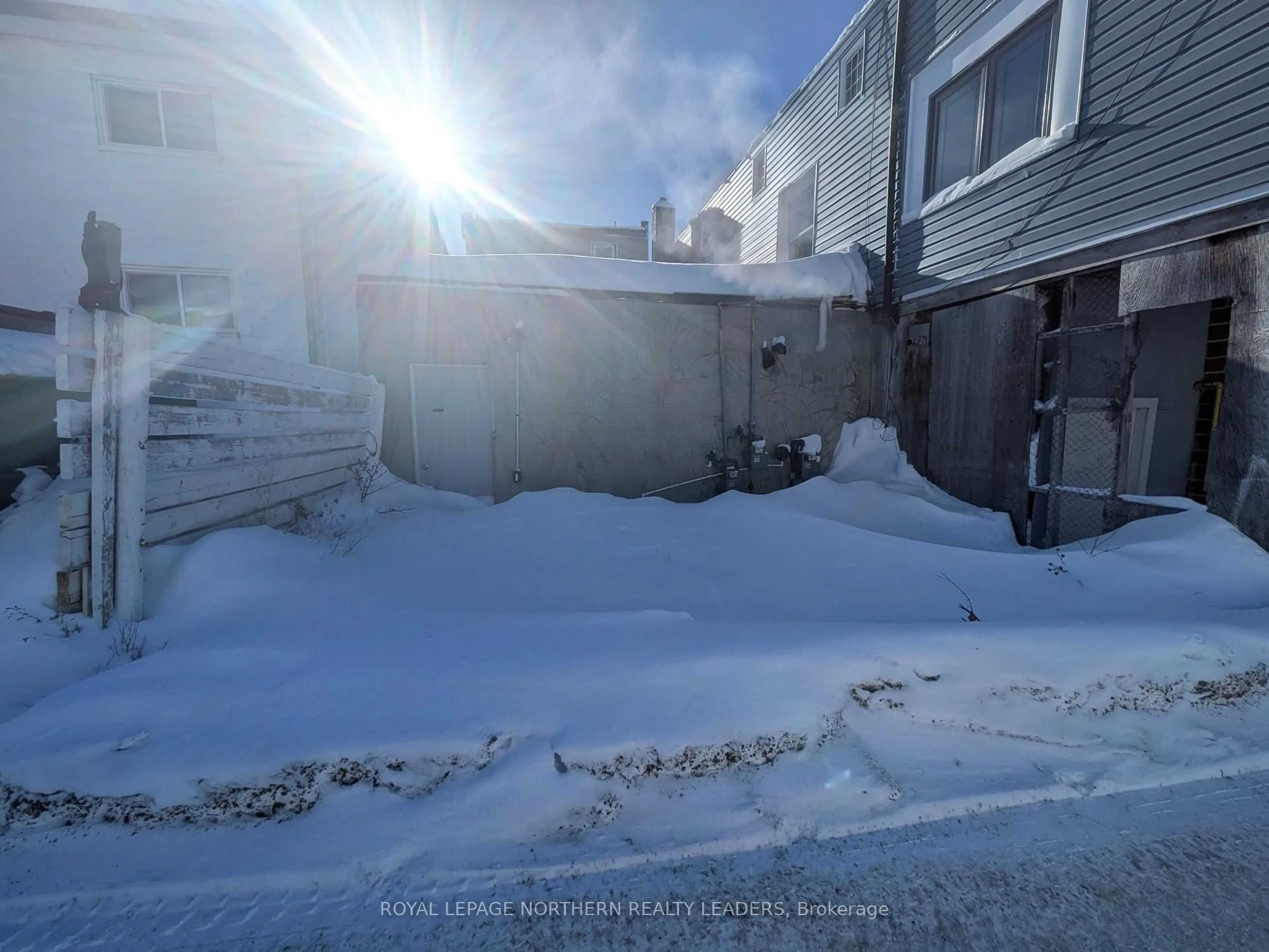 A pic from outside/outdoor area/front of a property/back of a property/a pic from drone, street for 94 Golden Ave, Timmins Ontario P0N 1H0