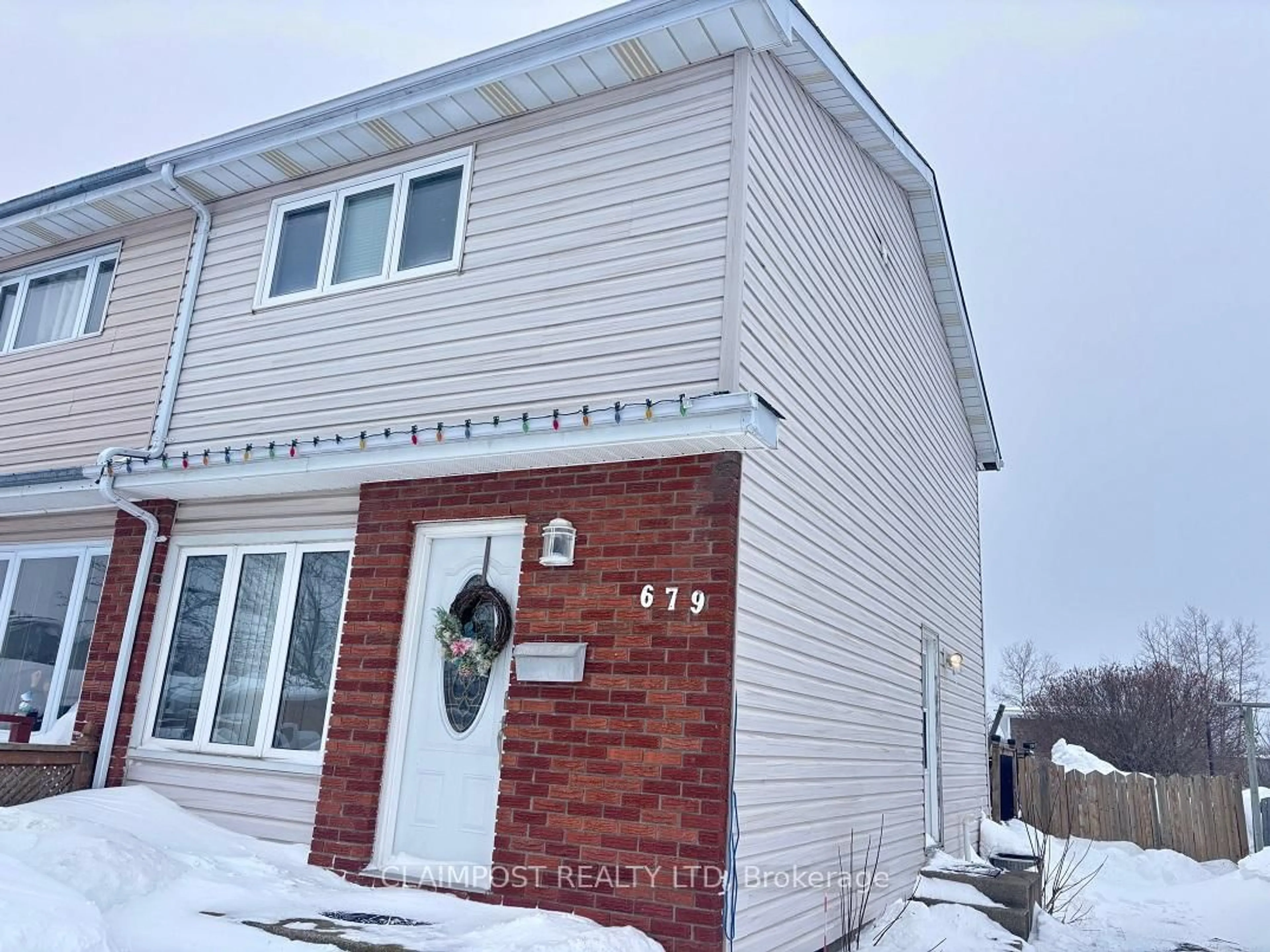 Home with vinyl exterior material, street for 679 Emilie St, Timmins Ontario P4N 5K2