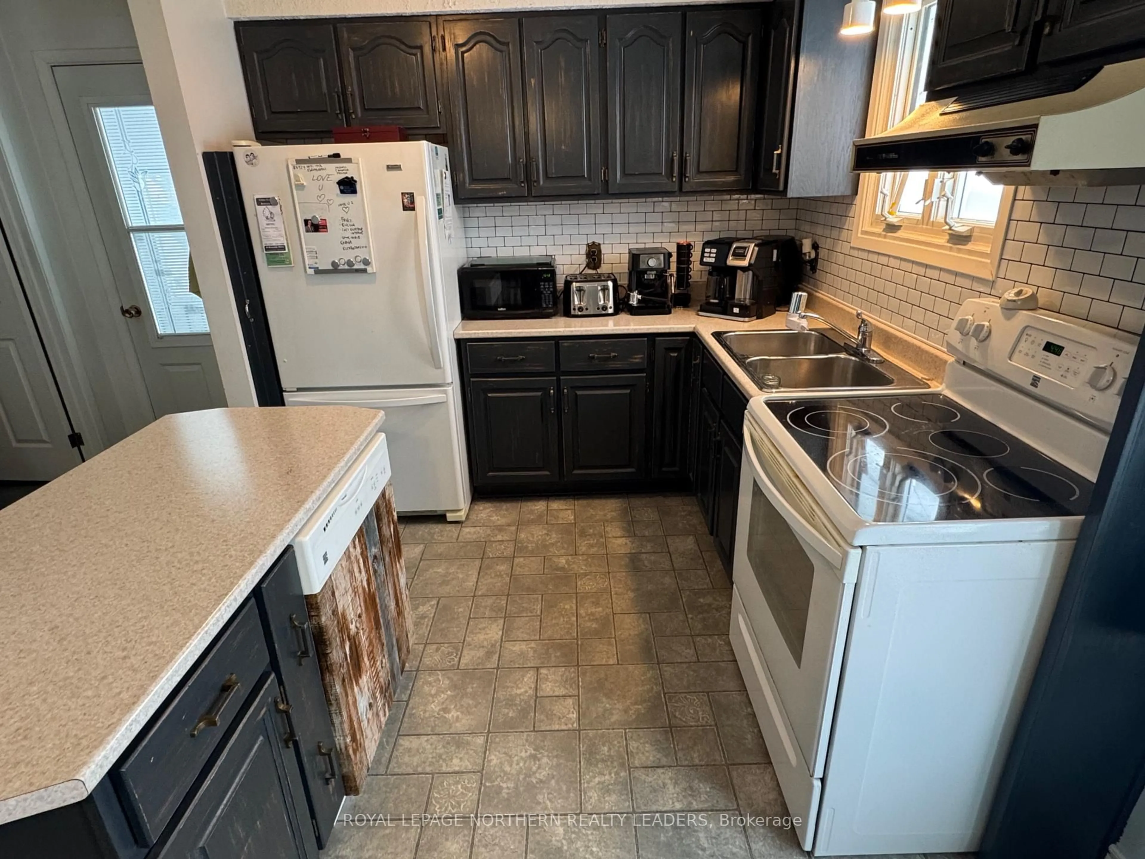 Standard kitchen, ceramic/tile floor for 47 Doyon St Fauquier, Kapuskasing Ontario P0L 1G0