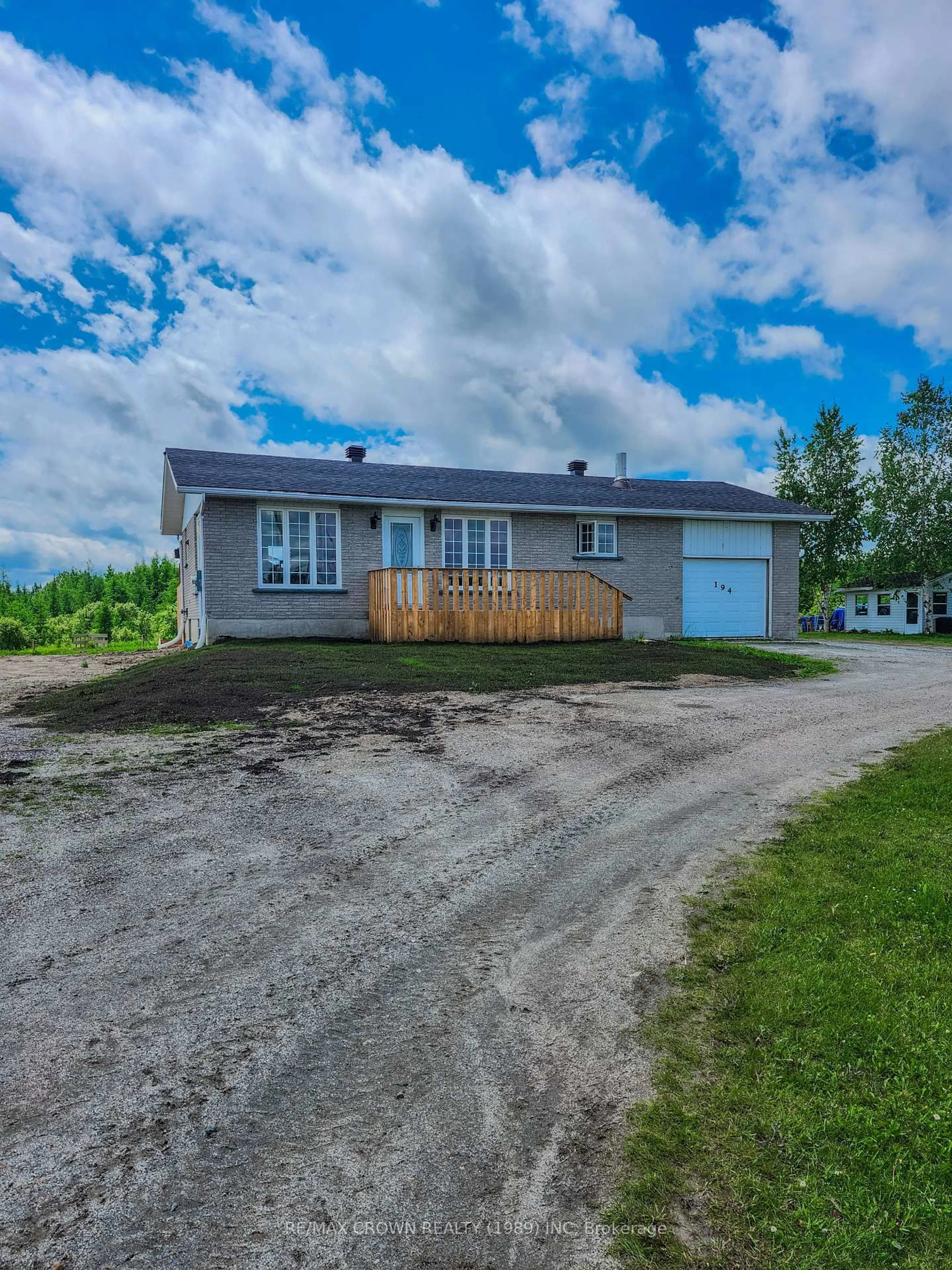 A pic from outside/outdoor area/front of a property/back of a property/a pic from drone, building for 194 Highway 11 #Fauquier, Kapuskasing Ontario P0L 1G0