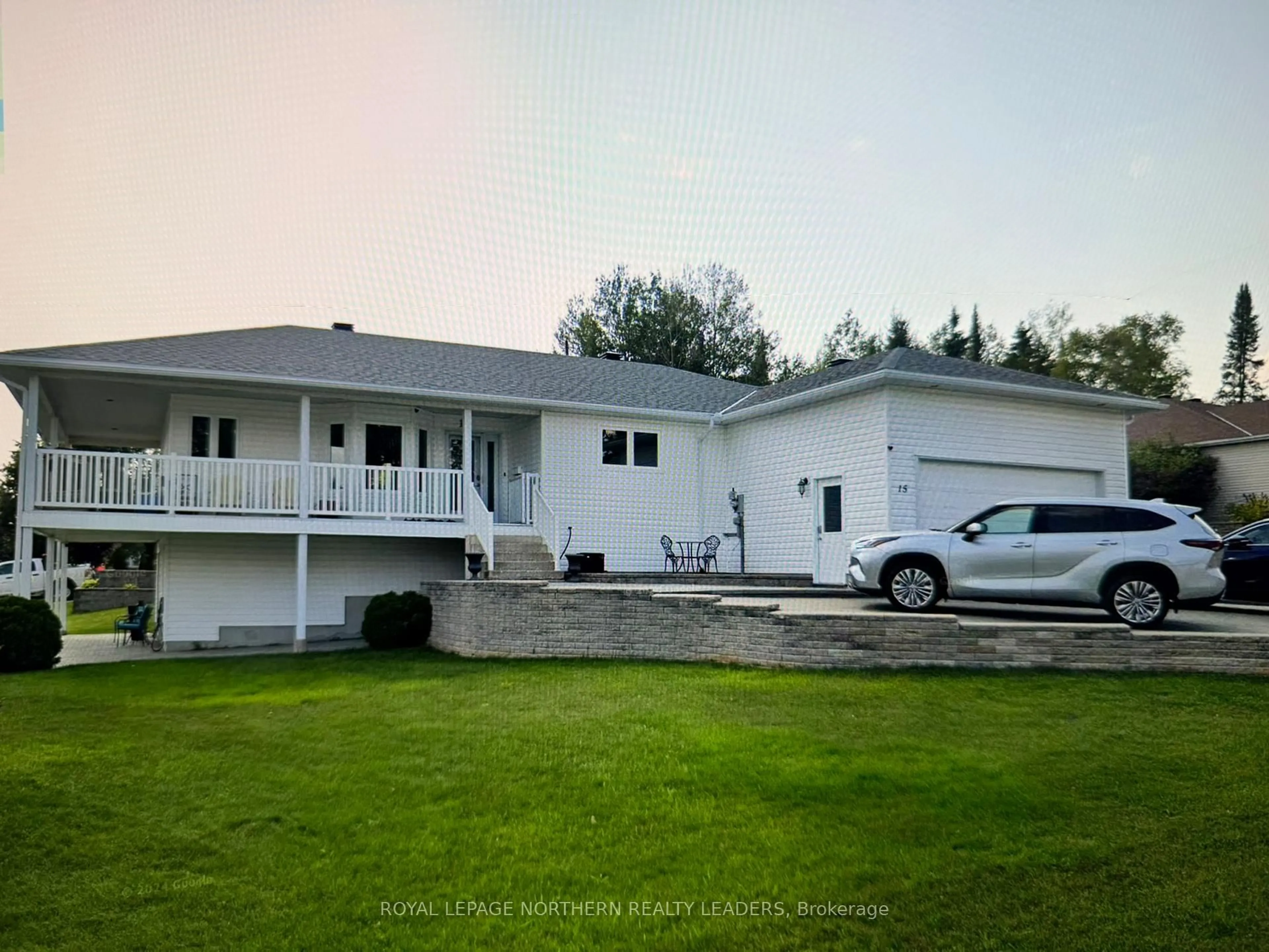 A pic from outside/outdoor area/front of a property/back of a property/a pic from drone, unknown for 15 Pleasant Ave, Timmins Ontario P4R 1M6