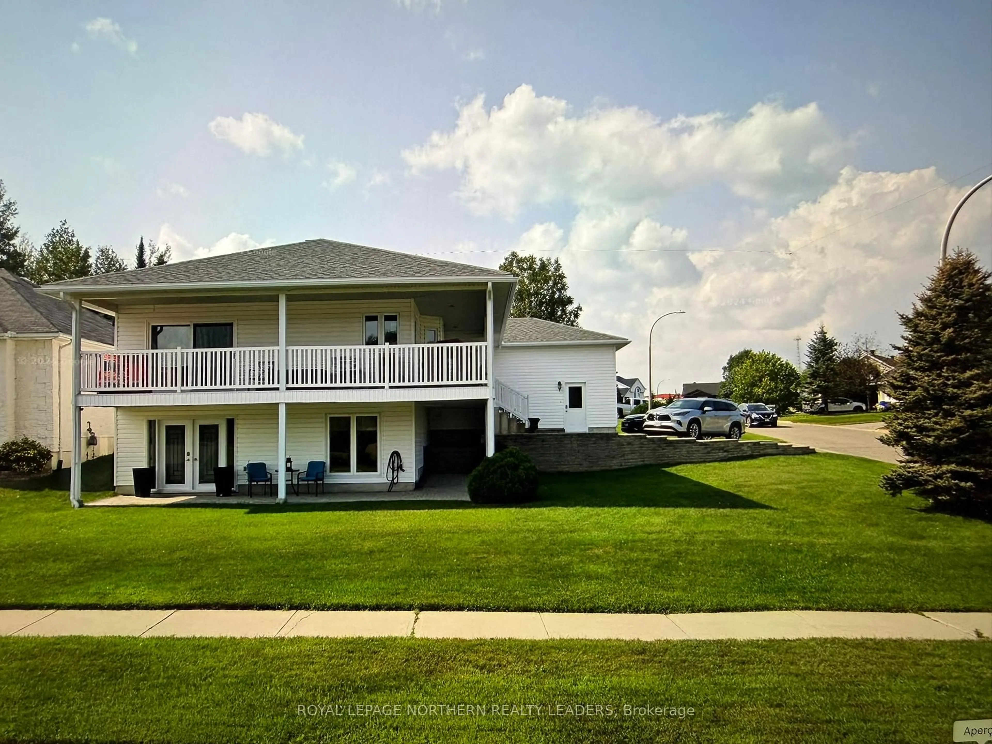 A pic from outside/outdoor area/front of a property/back of a property/a pic from drone, unknown for 15 Pleasant Ave, Timmins Ontario P4R 1M6