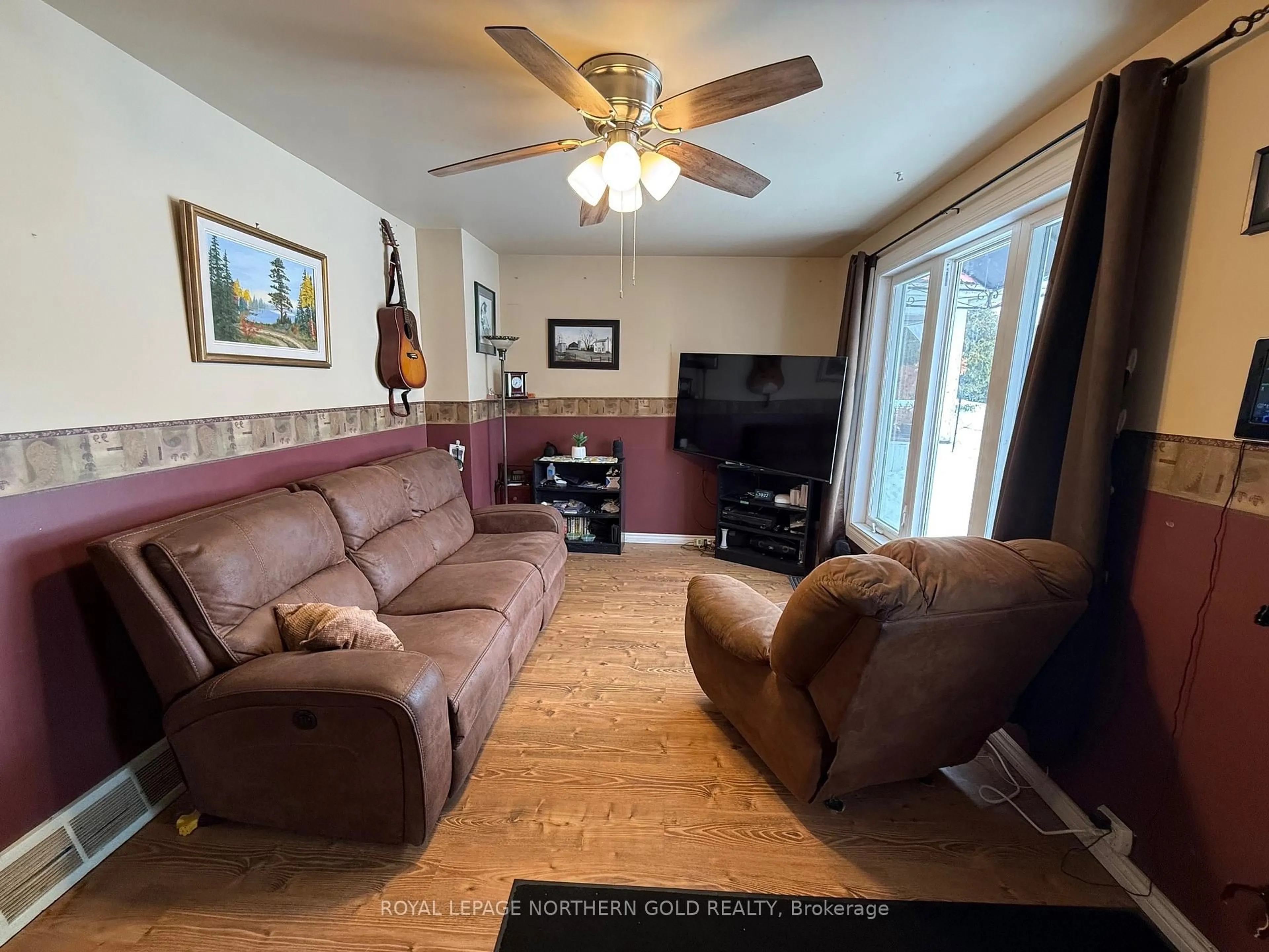 Living room with furniture, unknown for 26 Mc Camus Ave, Kirkland Lake Ontario P2N 2J5