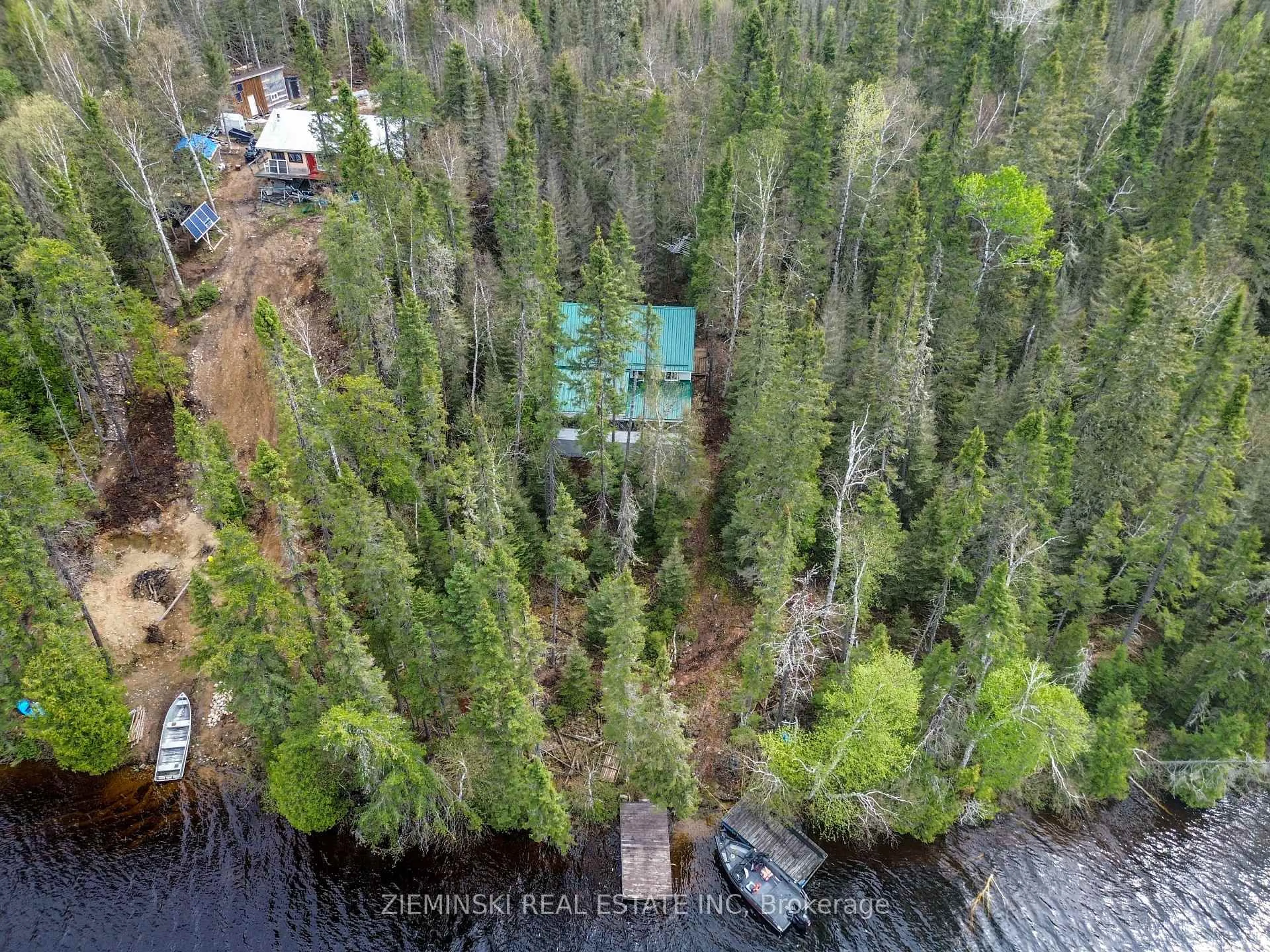 A pic from outside/outdoor area/front of a property/back of a property/a pic from drone, forest/trees view for Lot 5 Baden Plan 54M331, Timiskaming Ontario P0K 1M0