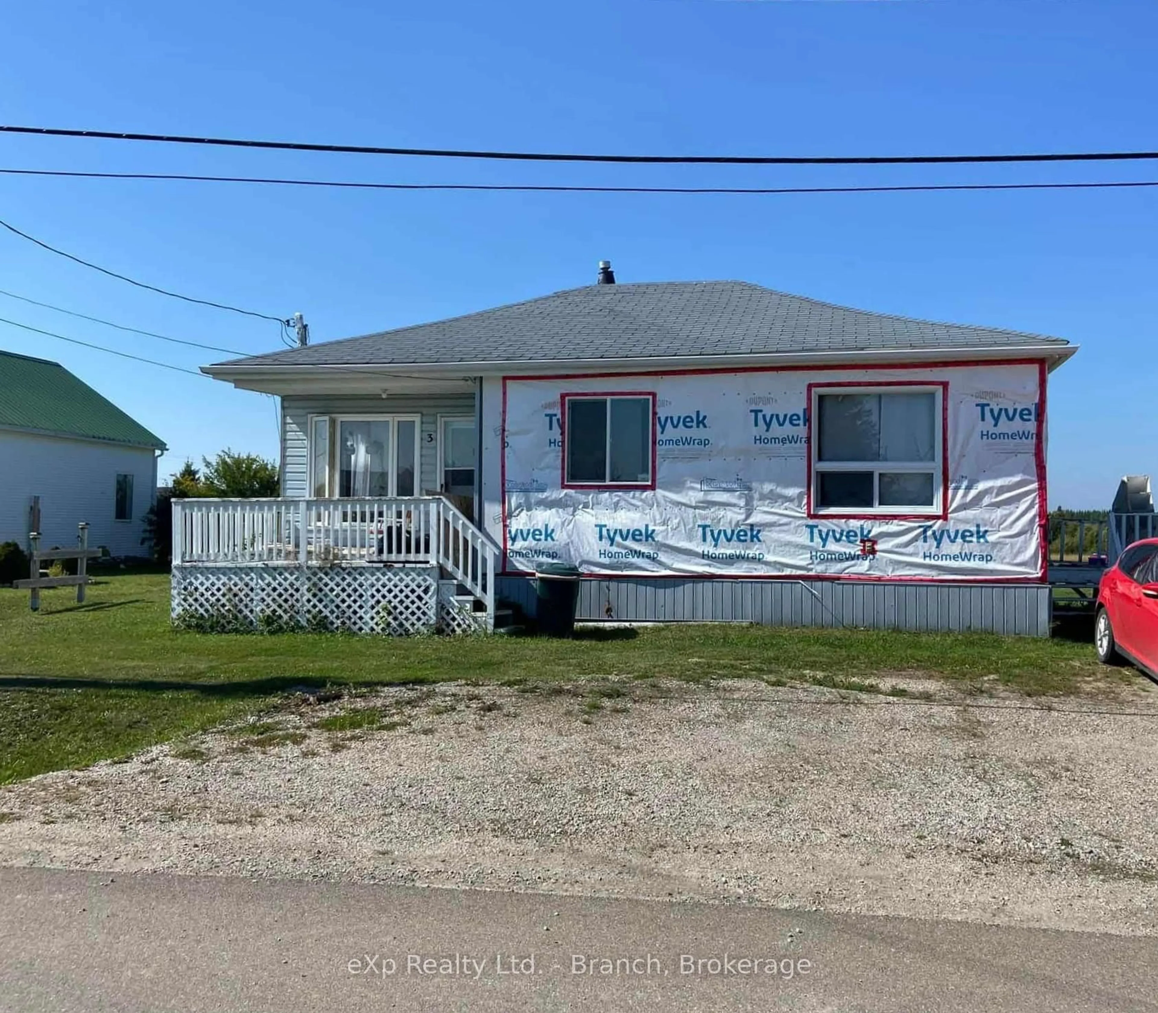 A pic from outside/outdoor area/front of a property/back of a property/a pic from drone, unknown for 3 St.Therese St, Kapuskasing Ontario P0L 1Z0