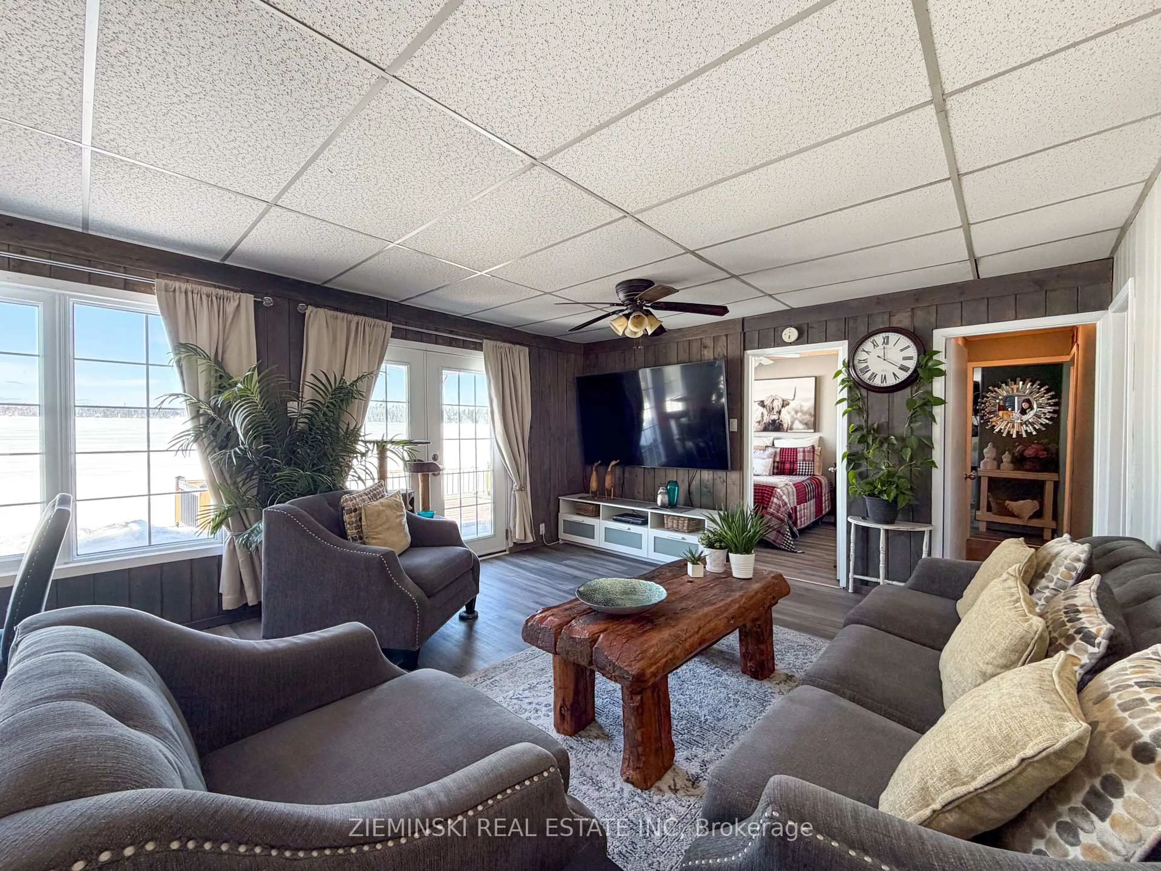 Living room with furniture, unknown for 520 West Sesekinika Rd, Kirkland Lake Ontario P0K 1T0