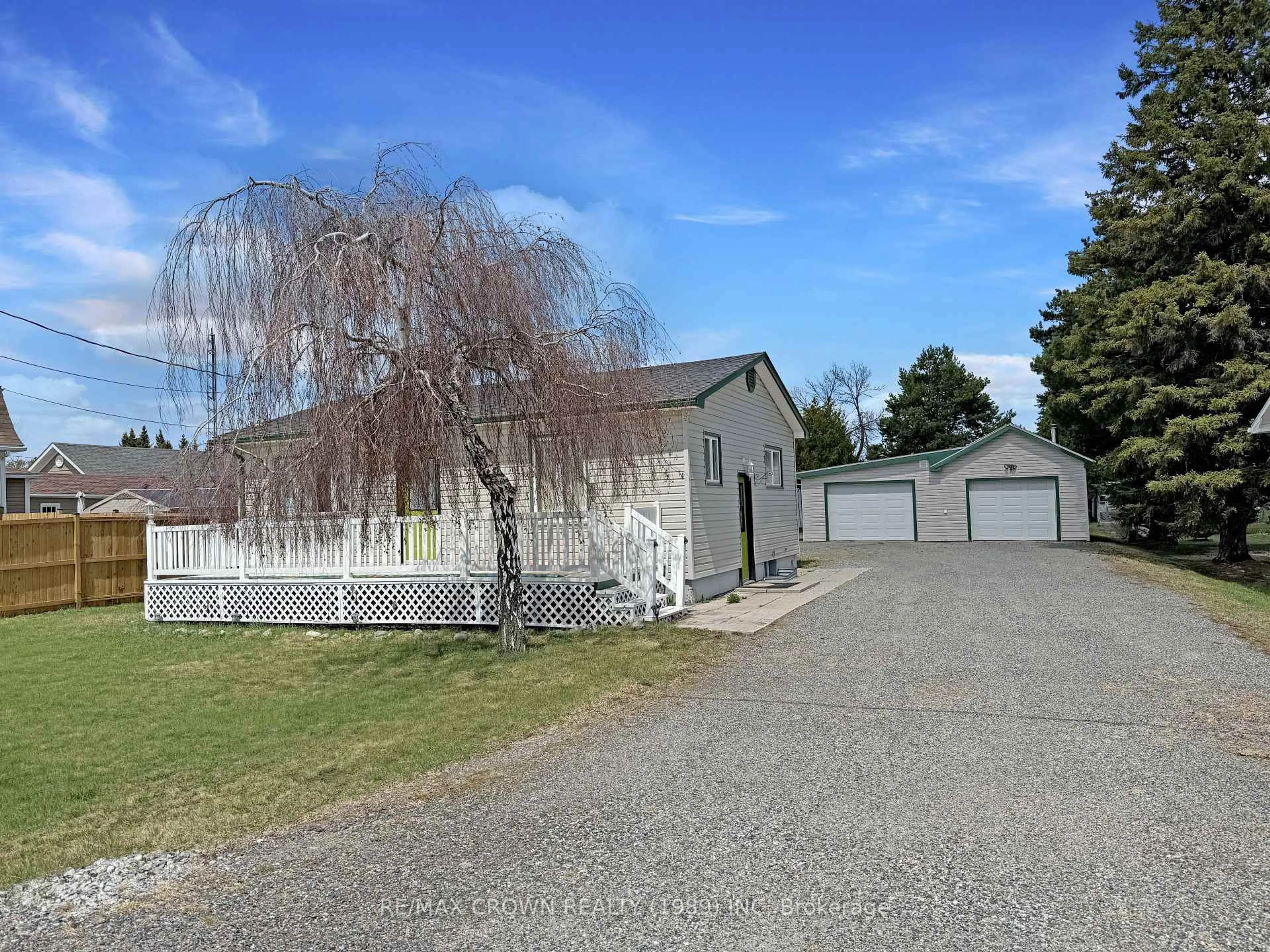 A pic from outside/outdoor area/front of a property/back of a property/a pic from drone, street for 35 Gauthier St #Fauquier, Kapuskasing Ontario P0L 1G0