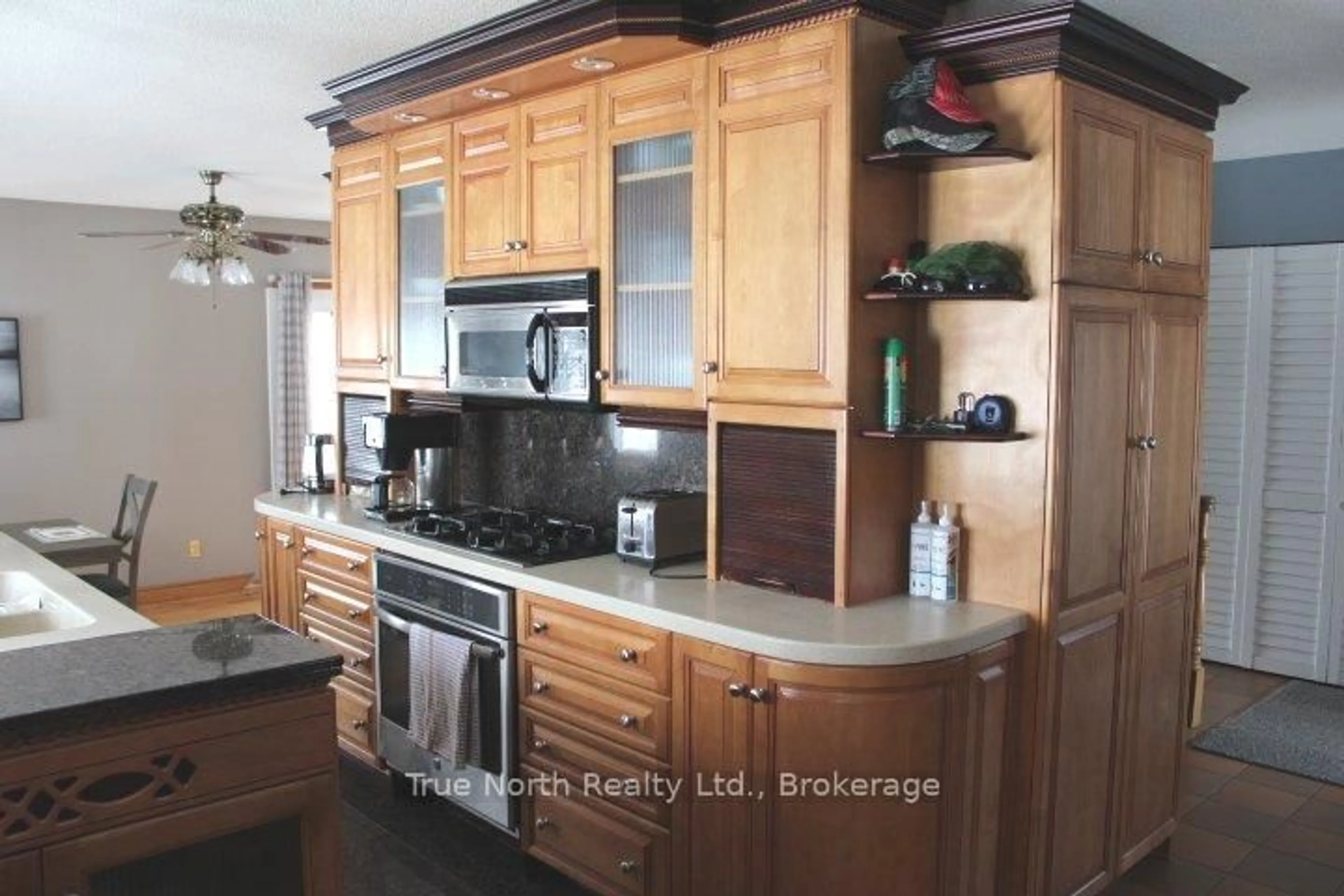 Standard kitchen, wood/laminate floor for 29 Dagenais Rd Val Rita Rd, Kapuskasing Ontario P0L 2G0