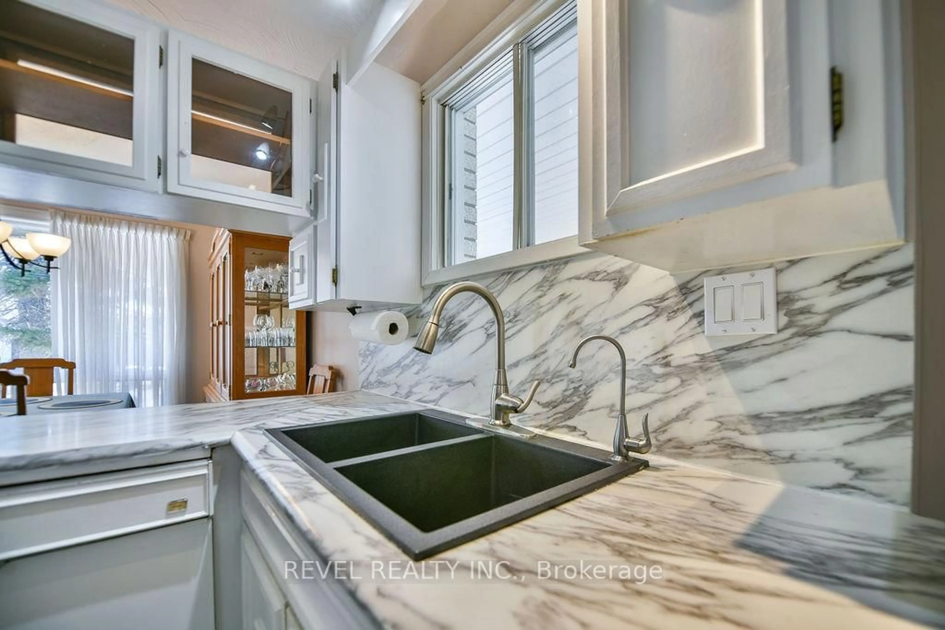 Contemporary kitchen, ceramic/tile floor for 459 Pine St, Timmins Ontario P4N 6L8