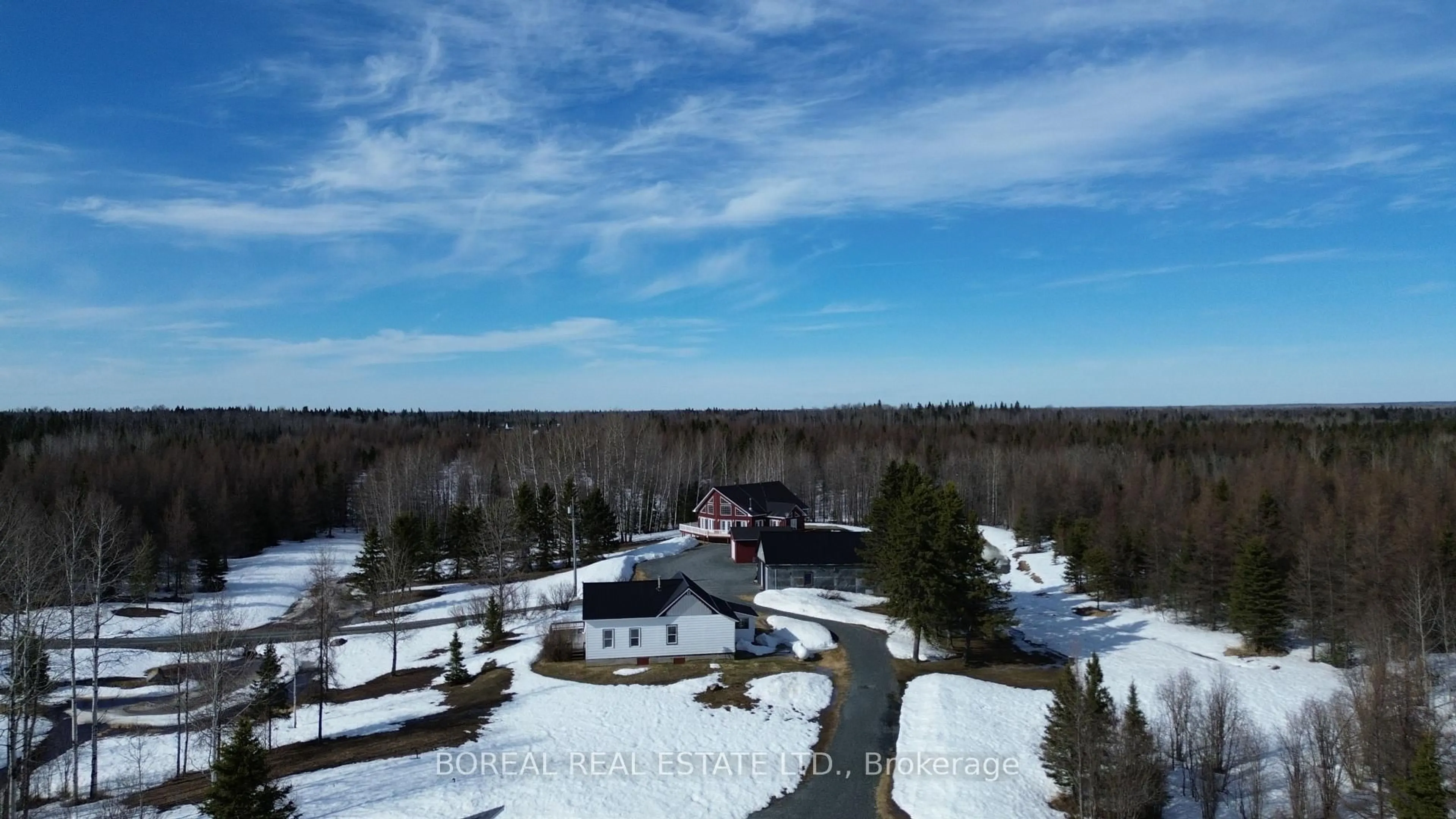 A pic from outside/outdoor area/front of a property/back of a property/a pic from drone, unknown for LT 12 CON 5 CLUTE Township, Cochrane Ontario P0L 1C0