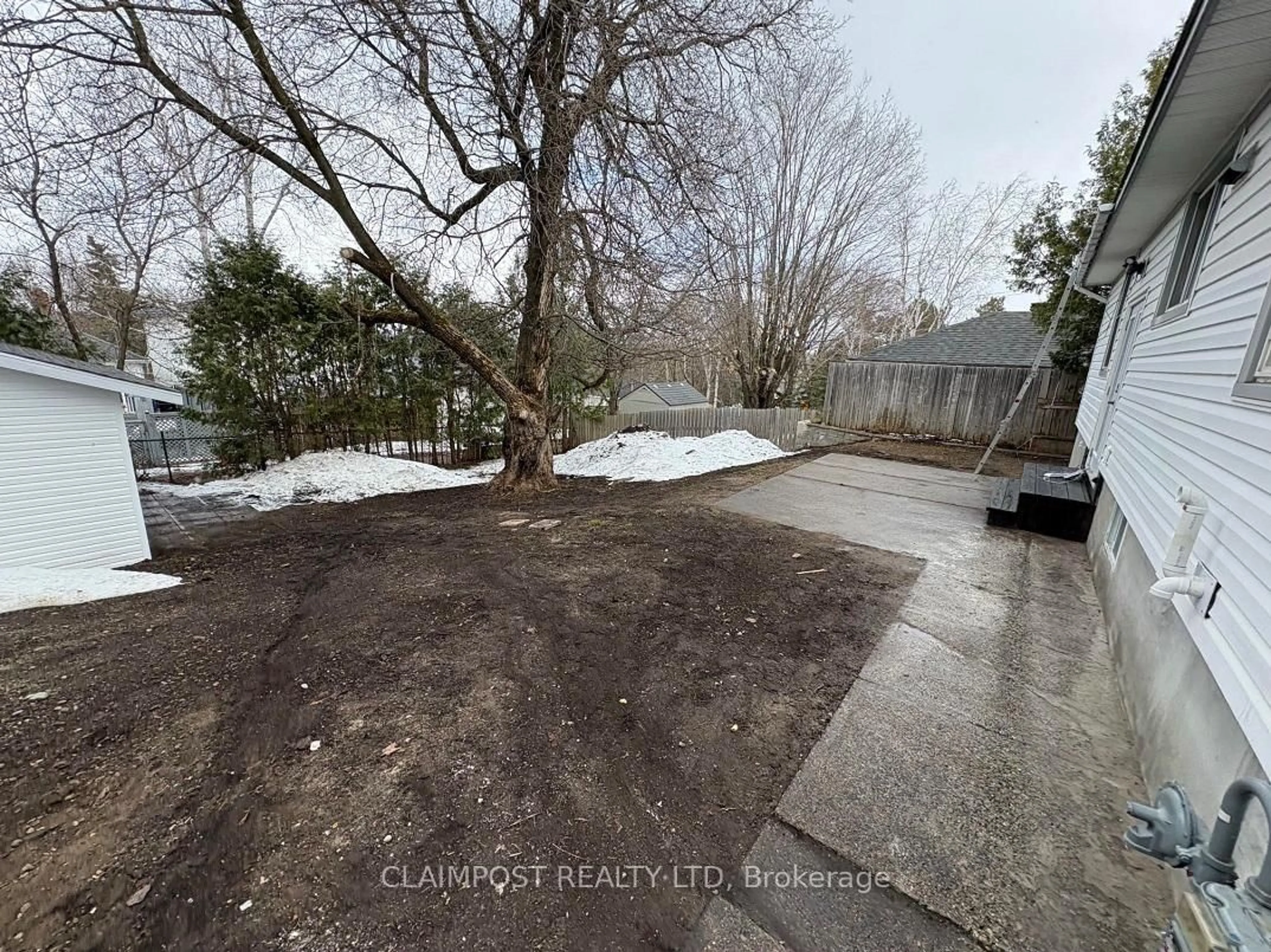A pic from outside/outdoor area/front of a property/back of a property/a pic from drone, street for 455 Patricia Blvd, Timmins Ontario P4N 6Y9
