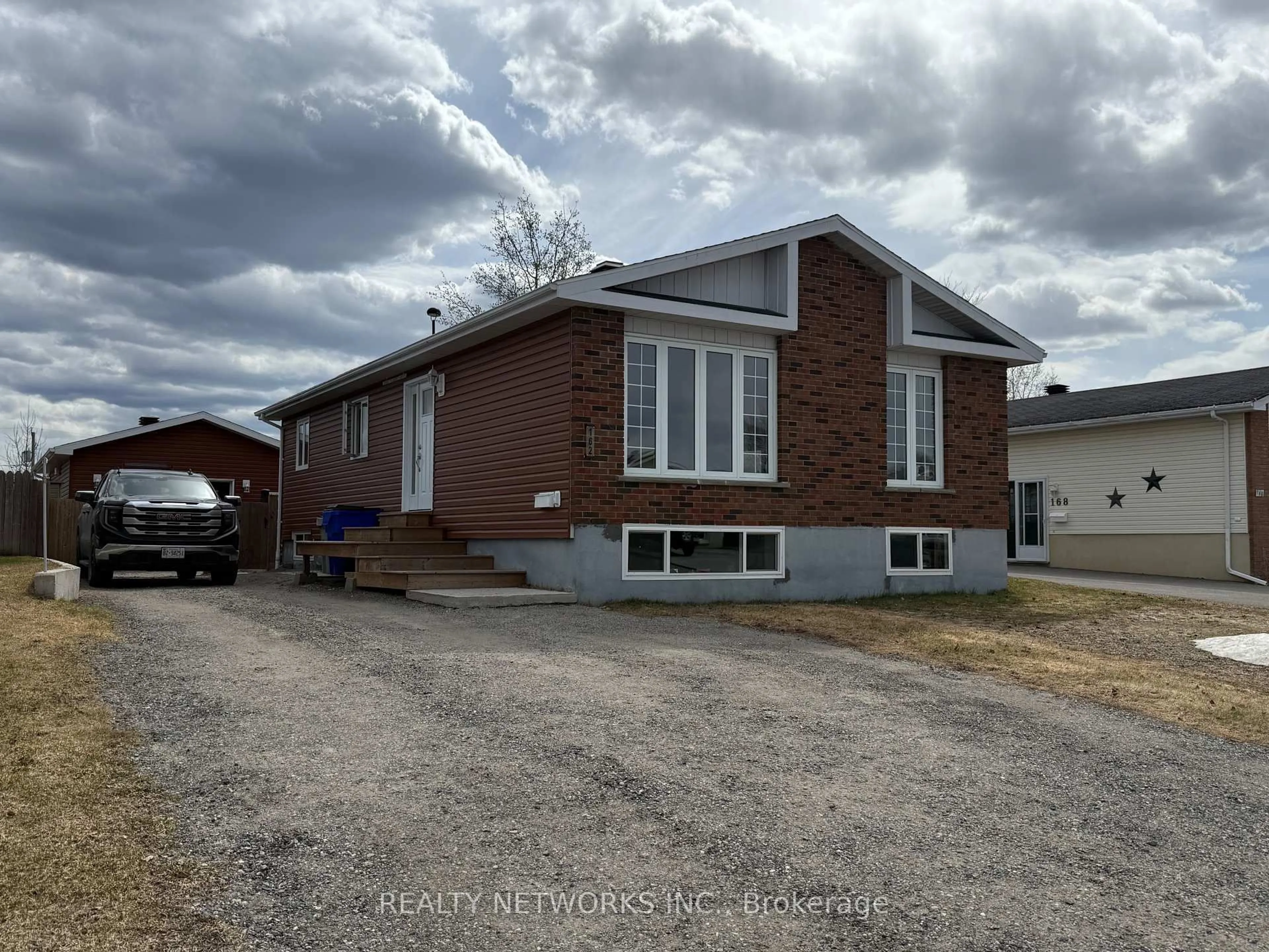 Home with brick exterior material, building for 162 Timcor Cres, Timmins Ontario P4R 1C7