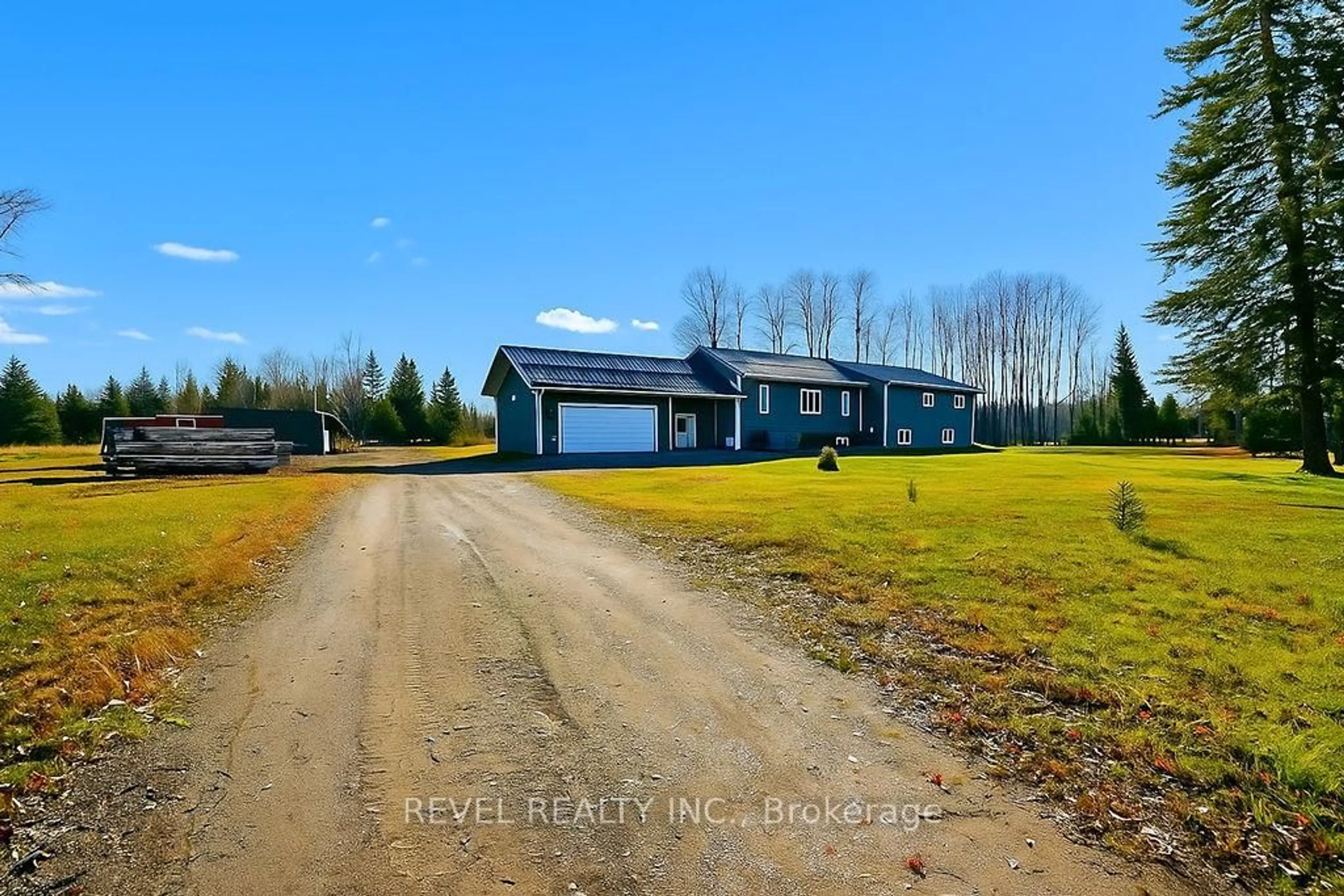 A pic from outside/outdoor area/front of a property/back of a property/a pic from drone, unknown for 2449 Kraft Creek Rd, Timmins Ontario P4N 7C3