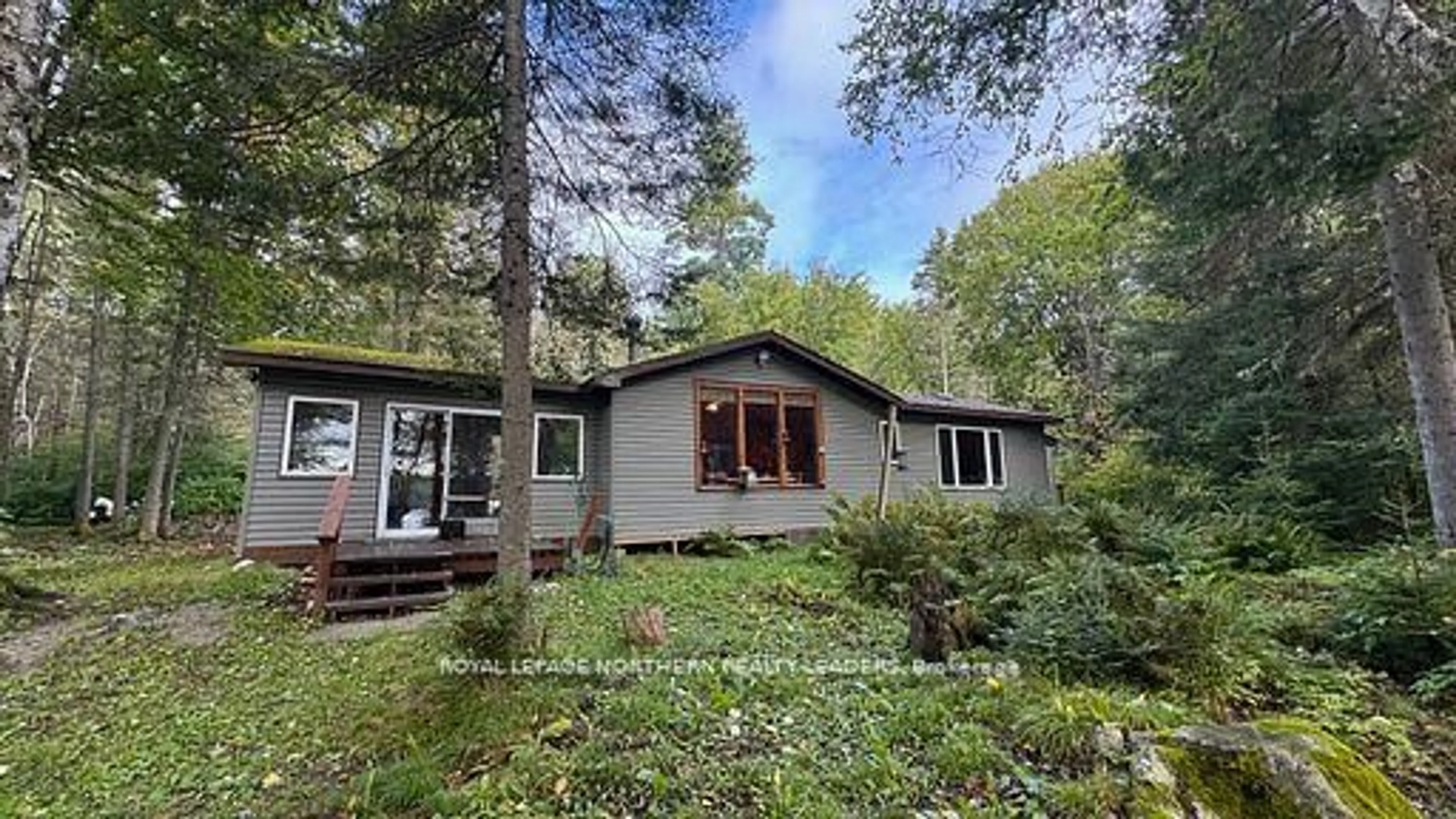 A pic from outside/outdoor area/front of a property/back of a property/a pic from drone, forest/trees view for Lot 11 Horwood Lake, Timmins Ontario P4N 7G2