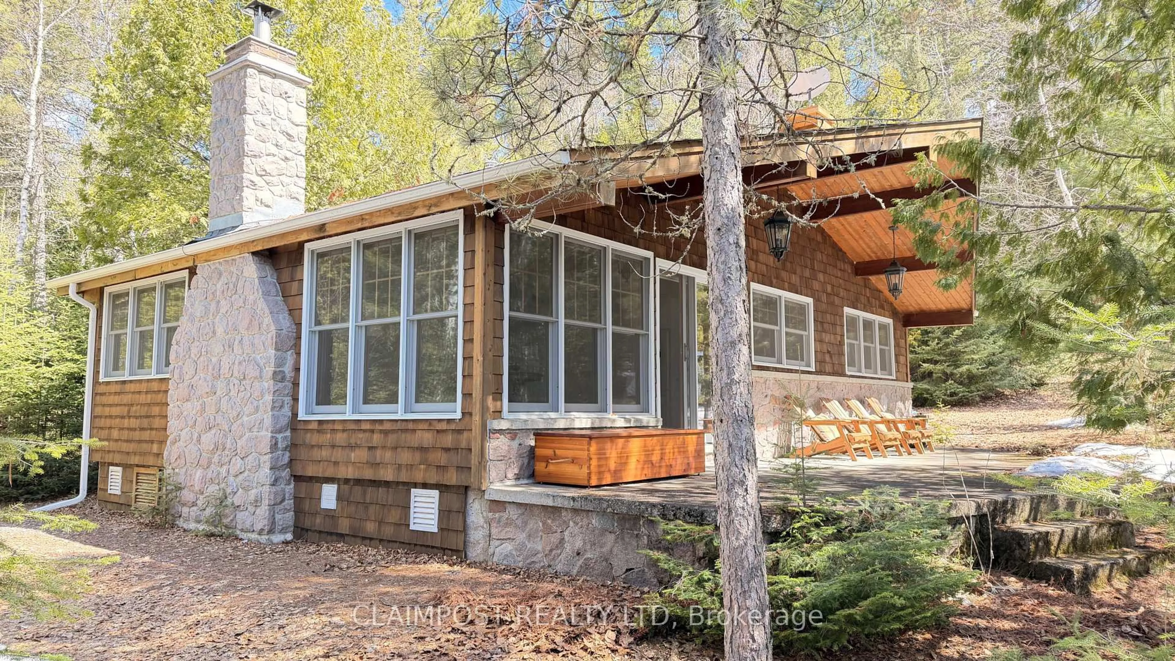 Home with brick exterior material, unknown for 437-438 Watabeag Lake, Timmins Ontario P0K 1N0