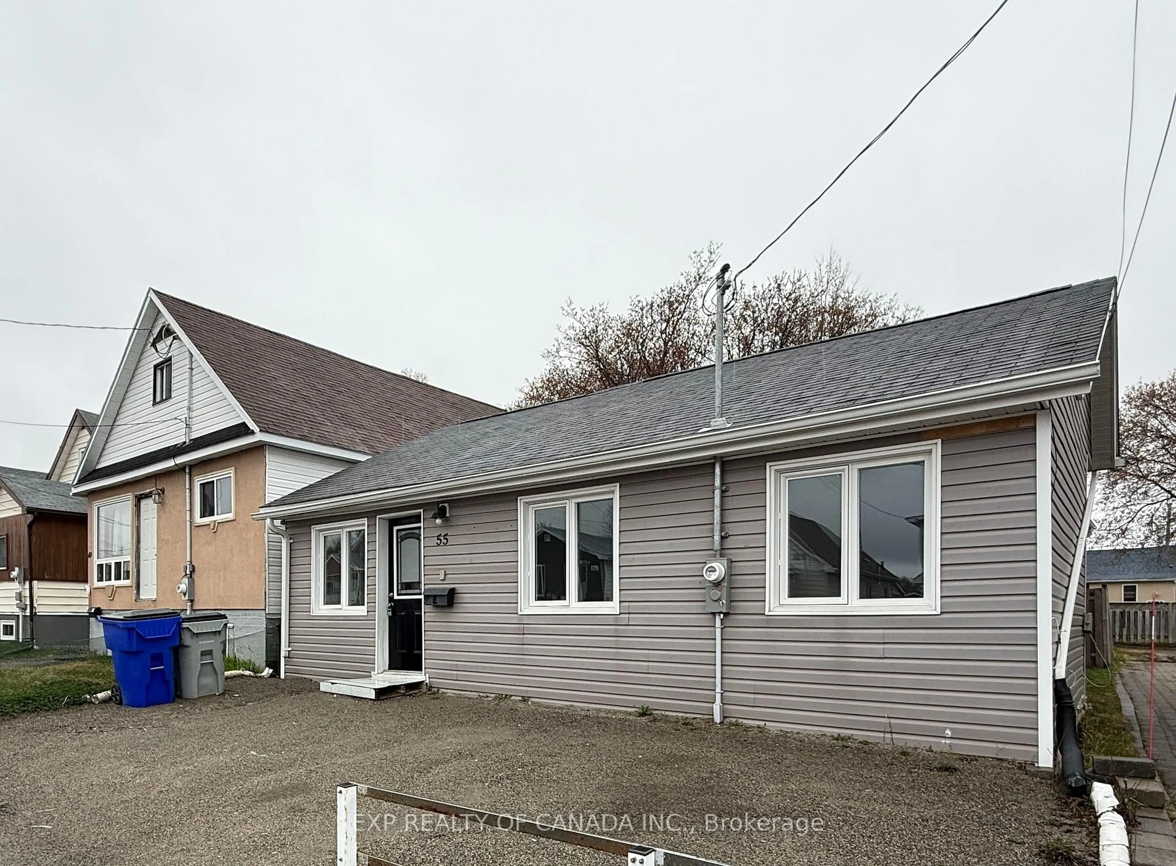 A pic from outside/outdoor area/front of a property/back of a property/a pic from drone, building for 55 Crescent Ave, Timmins Ontario P4N 4H9
