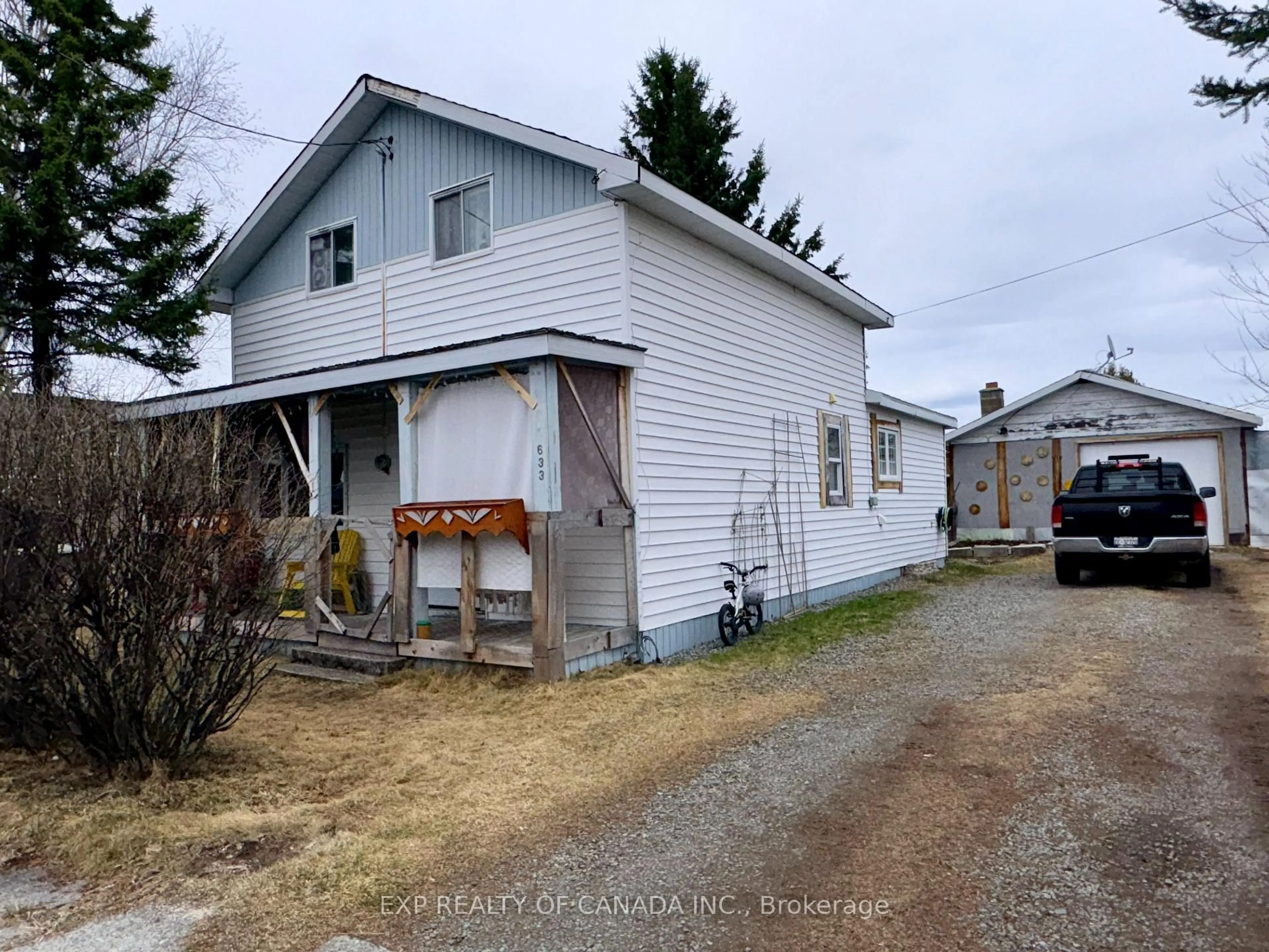 A pic from outside/outdoor area/front of a property/back of a property/a pic from drone, street for 633 Gleason Ave, Black River-Matheson Ontario P0K 1C0