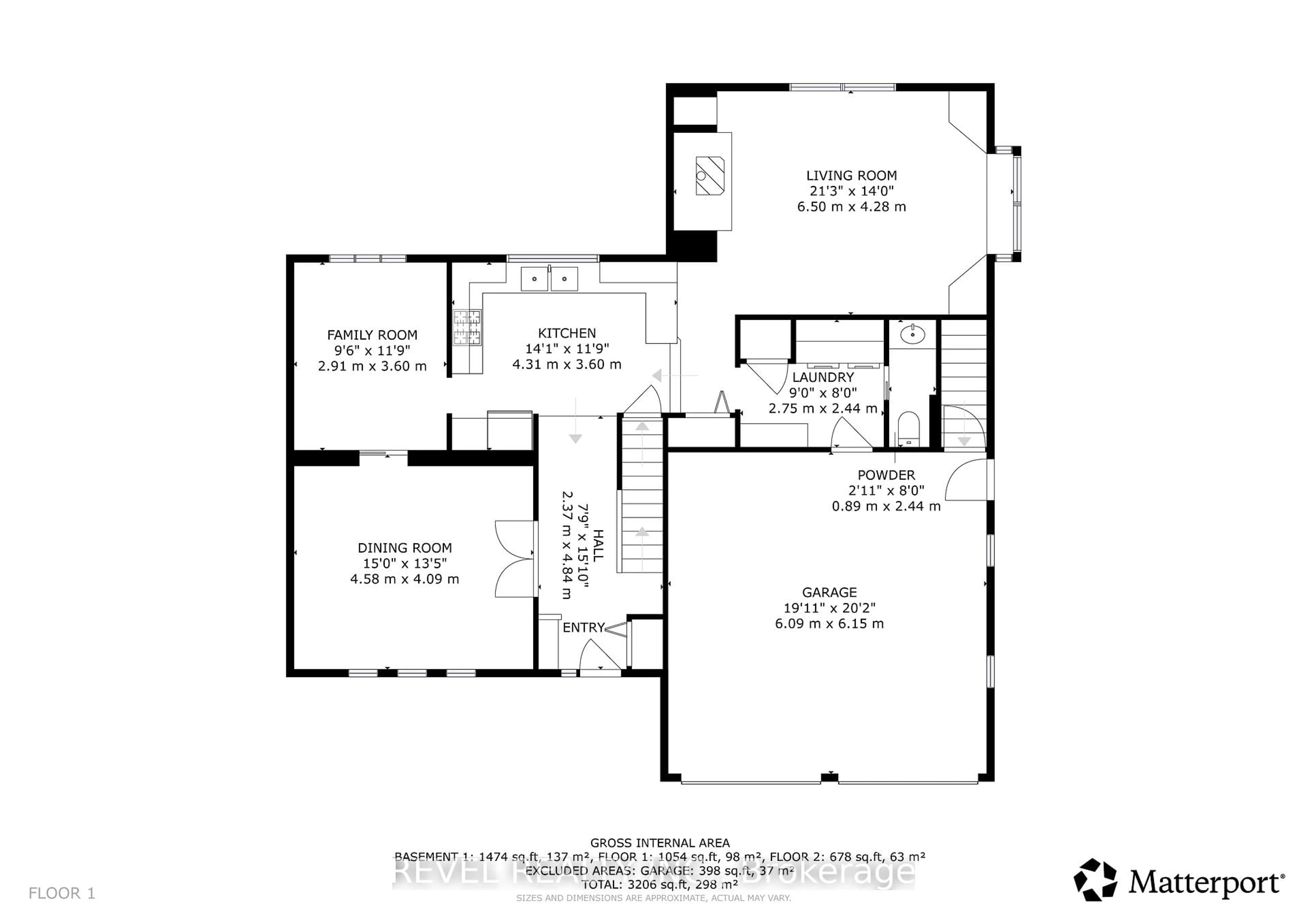 Floor plan for 1089 Greeningdon Dr, Timmins Ontario P4R 1G3