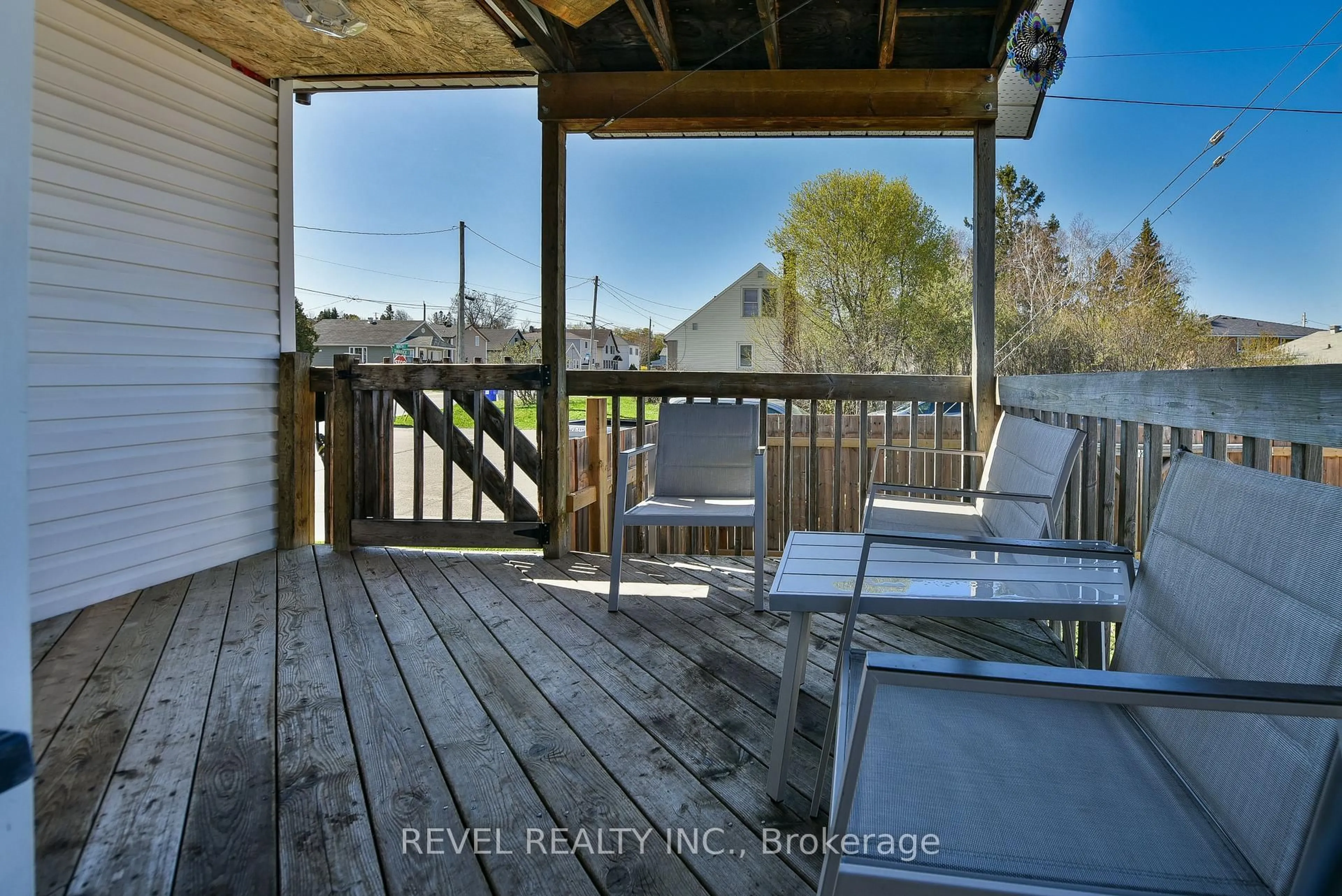 Patio, water/lake/river/ocean view for 359 Tamarack St, Timmins Ontario P4N 6R5